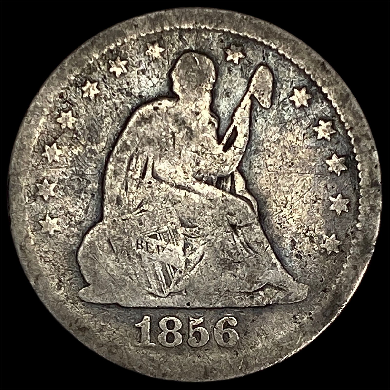 1856 Seated Liberty Quarter HIGH GRADE (1 of 2)