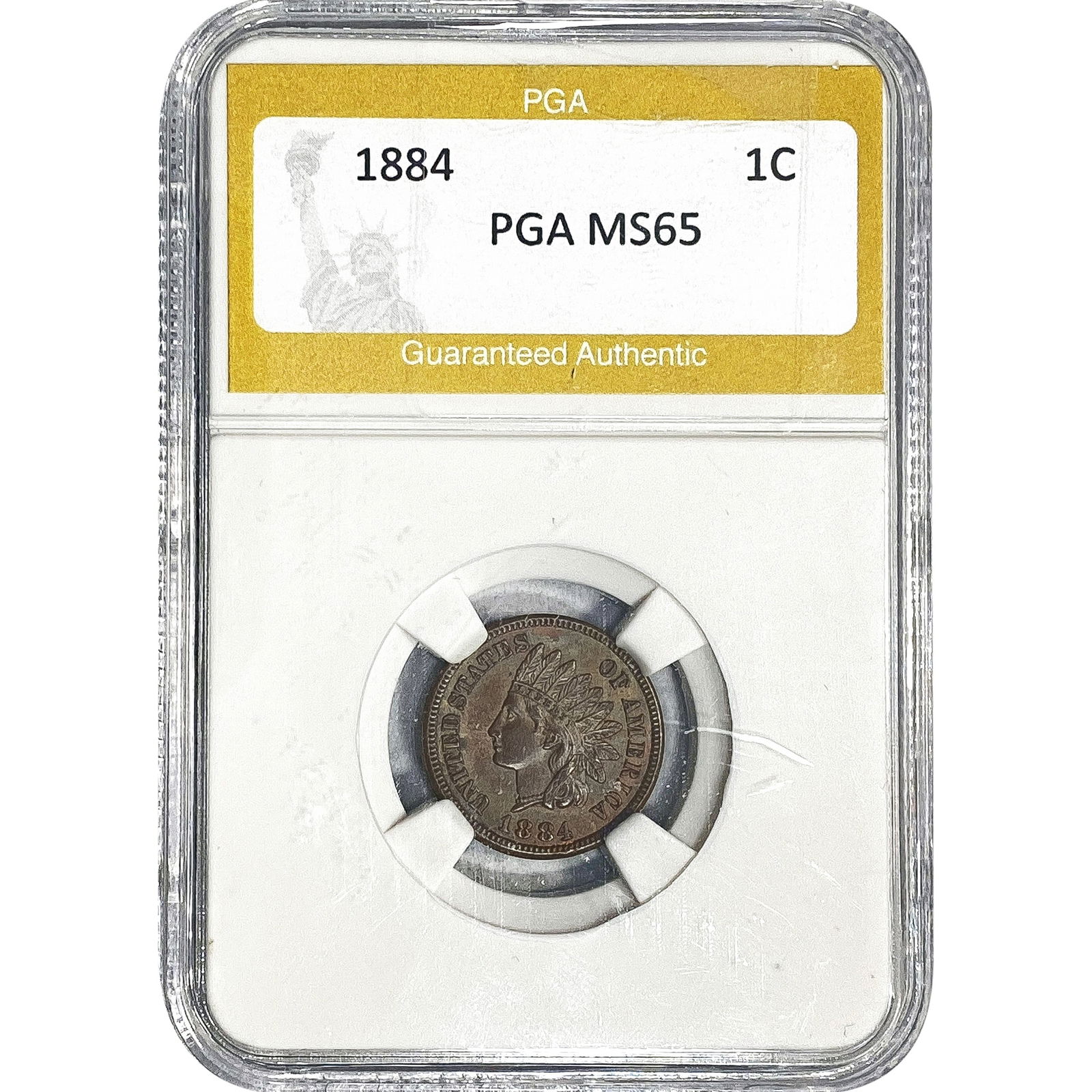 1884 Indian Head Cent PGA MS65 (1 of 2)