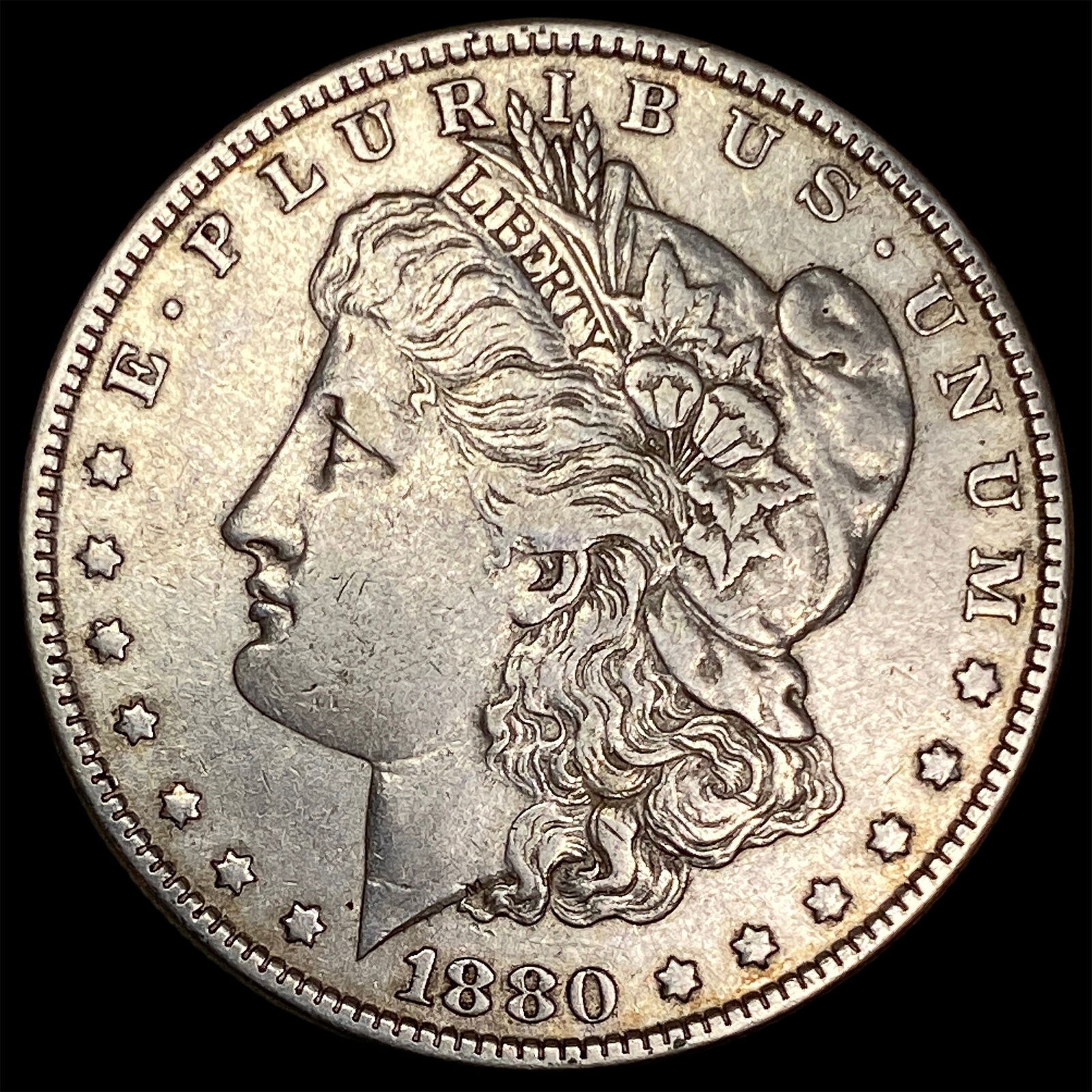 1880 Morgan Silver Dollar CLOSELY UNCIRCULATED: 1880 Morgan Silver Dollar CLOSELY UNCIRCULATED