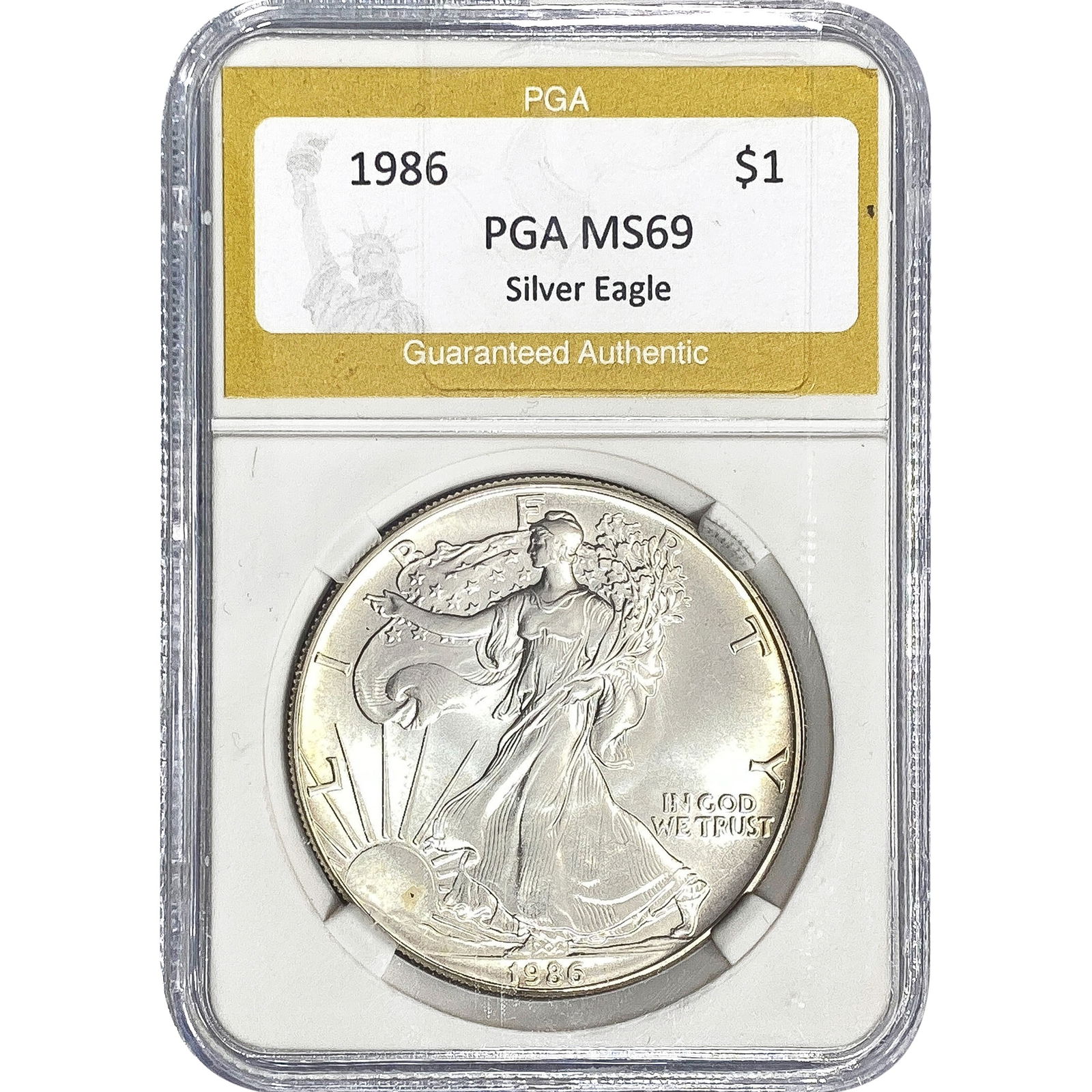 1986 Silver Eagle PGA MS69 (1 of 2)