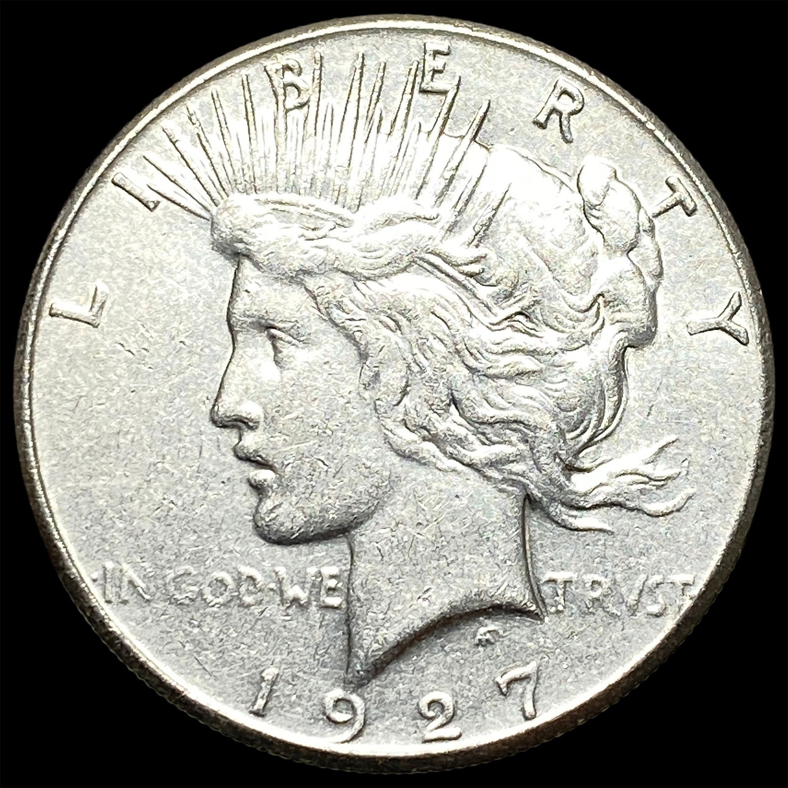 1927-S Silver Peace Dollar CLOSELY UNCIRCULATED (1 of 2)