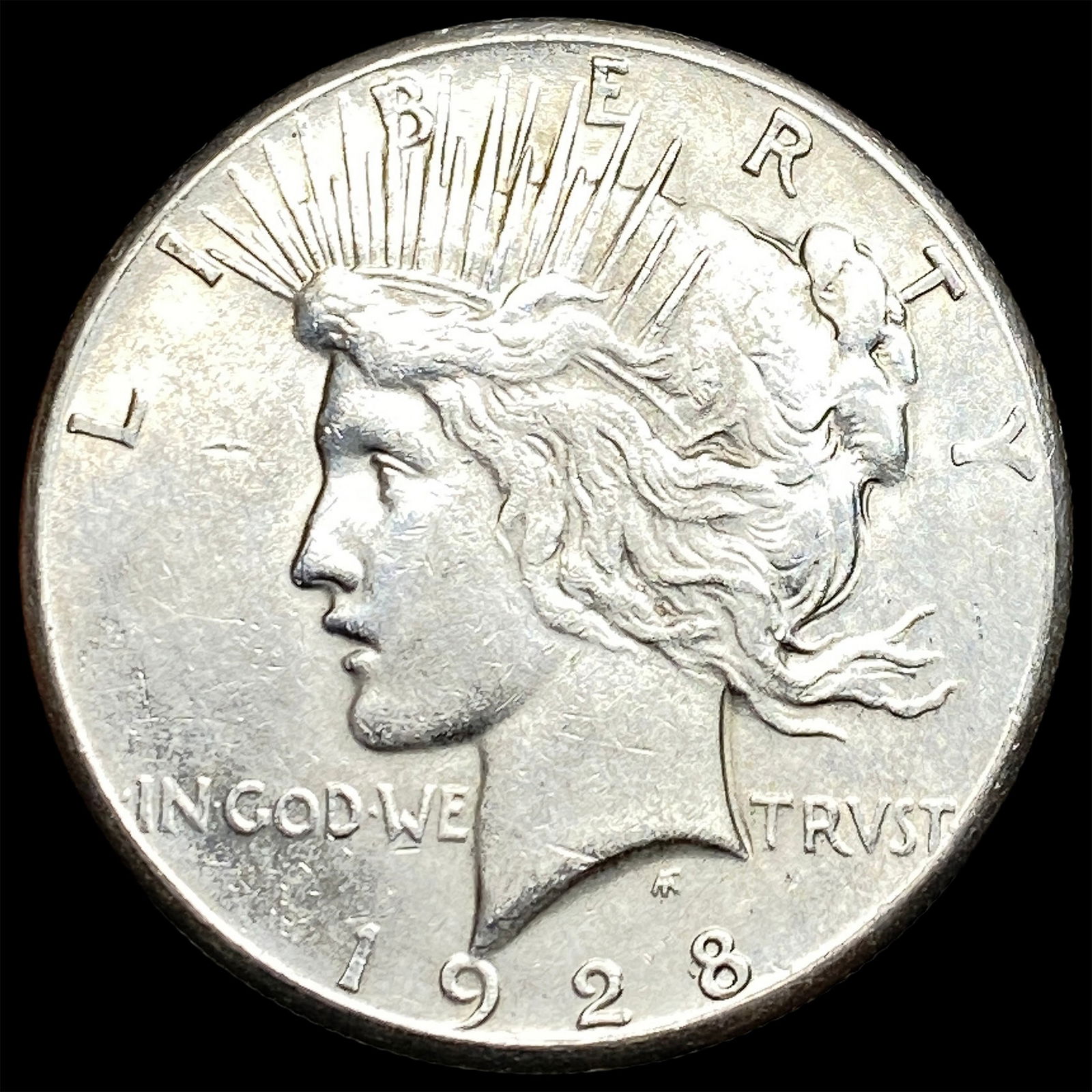 1928 Silver Peace Dollar CLOSELY UNCIRCULATED: 1928 Silver Peace Dollar CLOSELY UNCIRCULATED