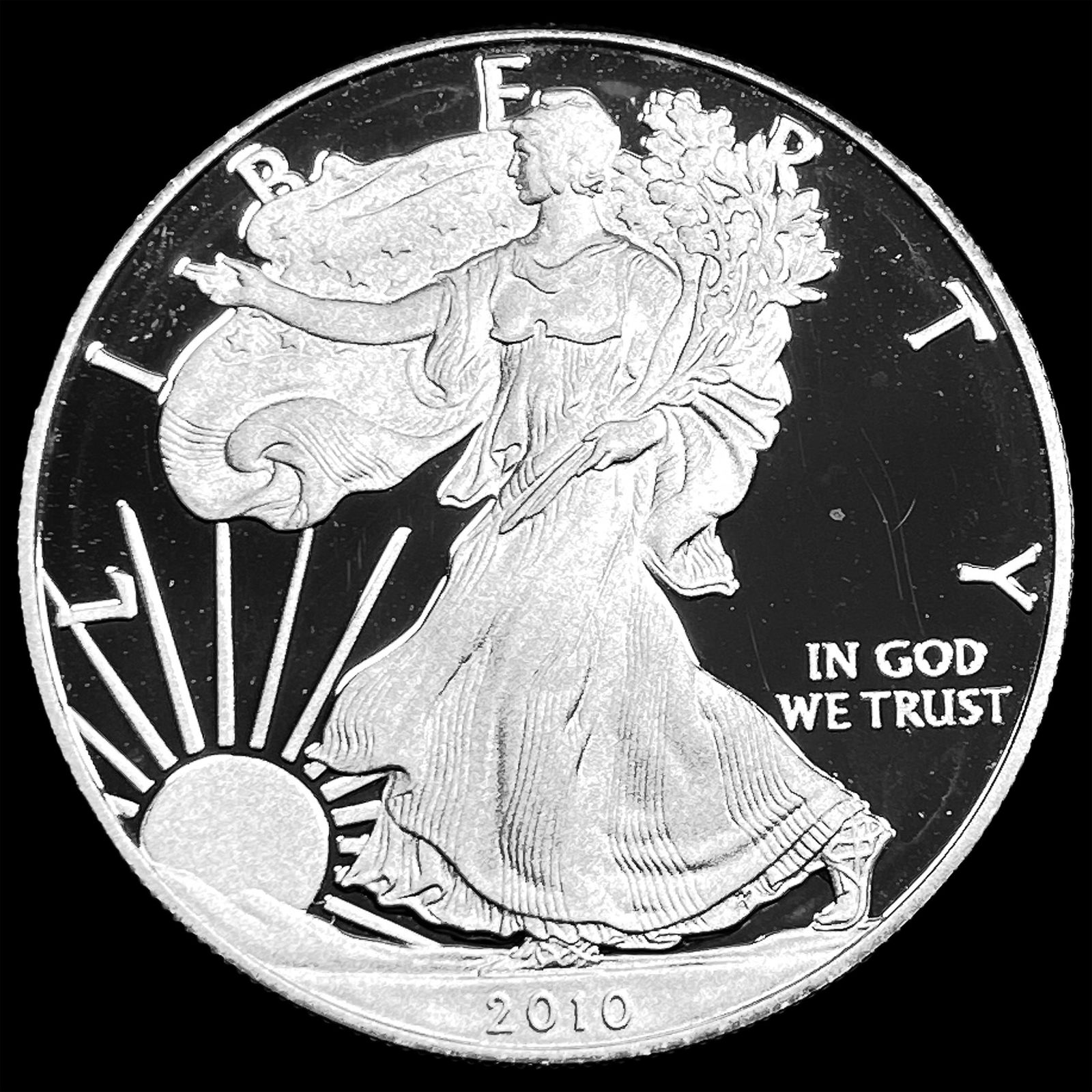 2010-W 1 oz Silver American Eagle Proof CHOICE PROOF (1 of 2)