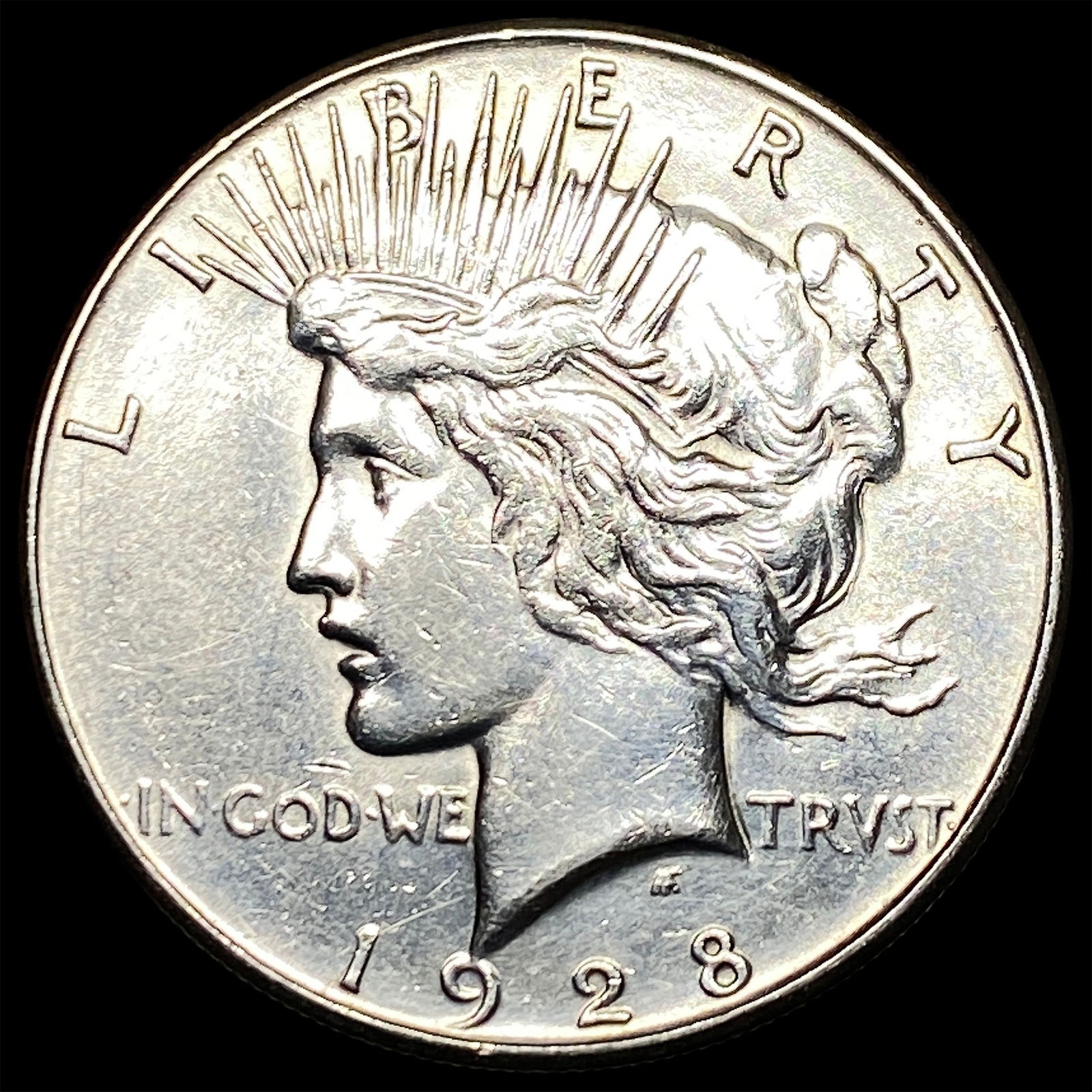 1928 Silver Peace Dollar CLOSELY UNCIRCULATED: 1928 Silver Peace Dollar CLOSELY UNCIRCULATED