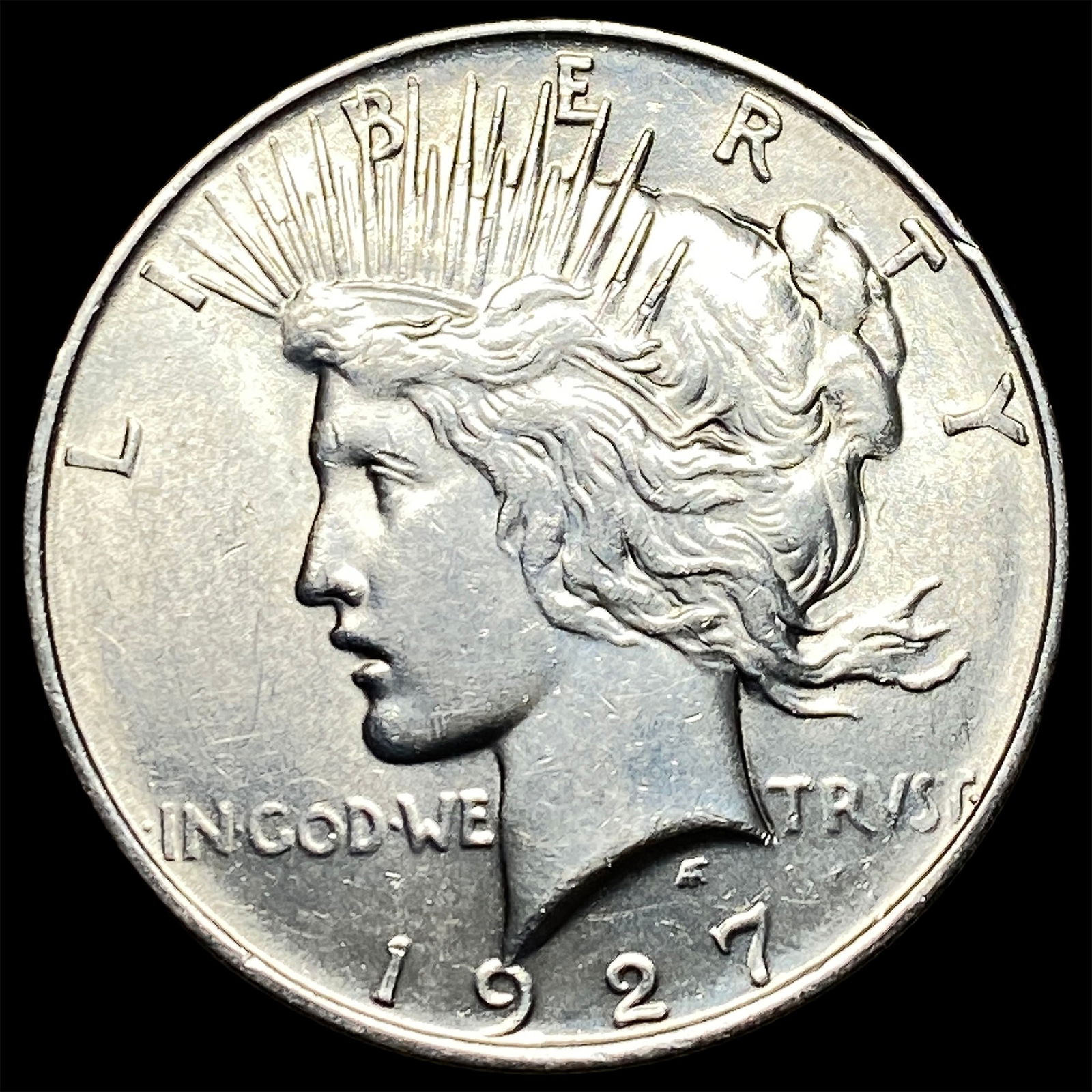 1927 Peace Silver Dollar CLOSELY UNCIRCULATED (1 of 2)