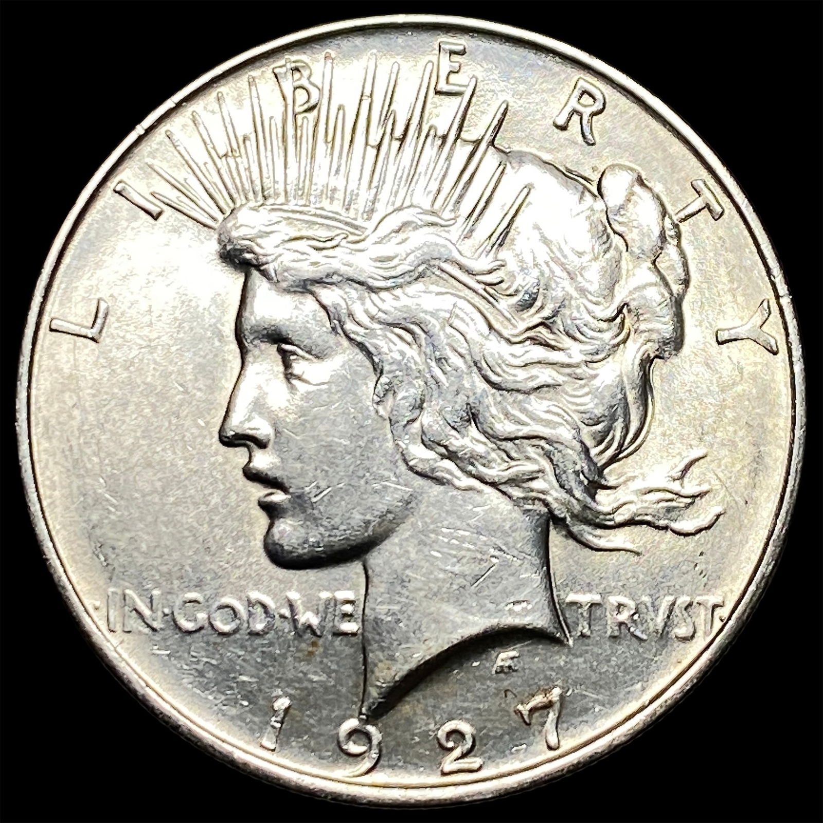 1927 Silver Peace Dollar CLOSELY UNCIRCULATED (1 of 2)