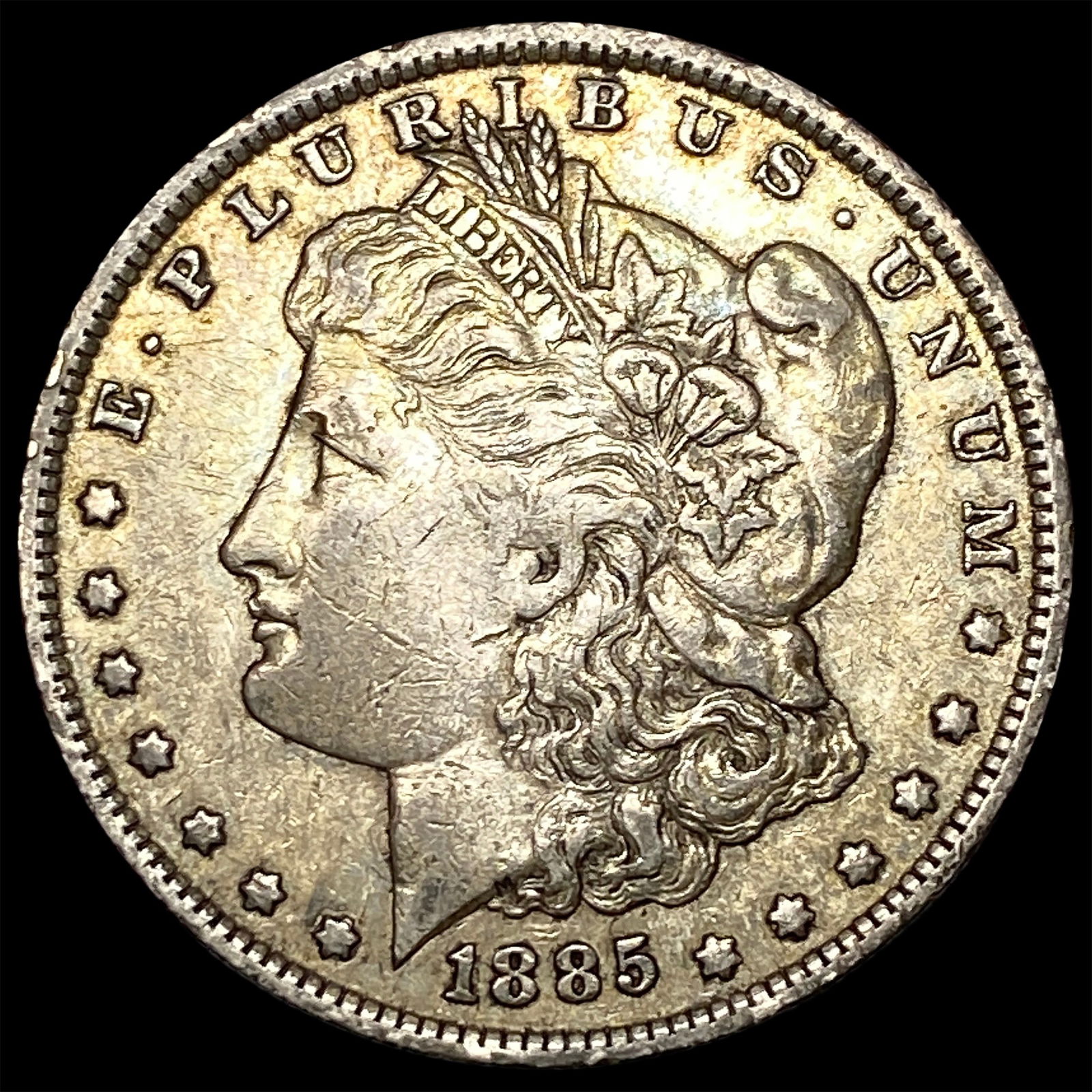1885-O Silver Morgan Dollar NEARLY UNCIRCULATED (1 of 2)