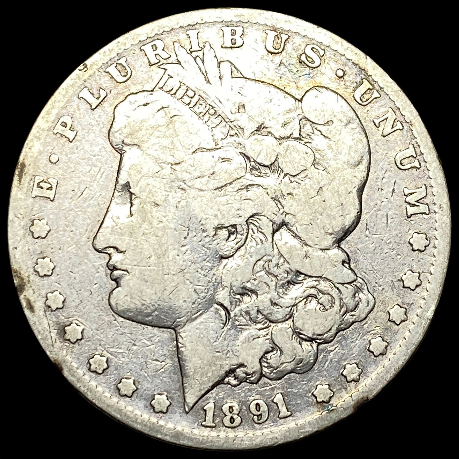 1891-CC Silver Morgan Dollar NICELY CIRCULATED (1 of 2)