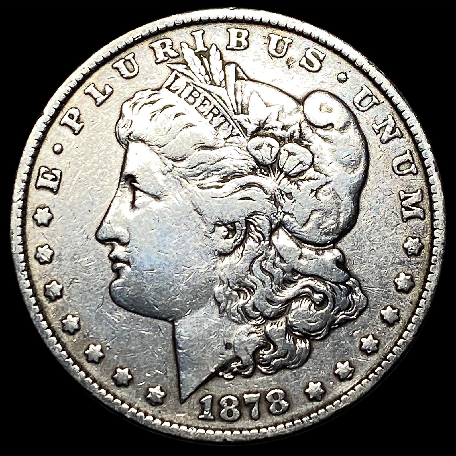 1878 Rev 79 Silver Morgan Dollar LIGHTLY CIRCULATED: 1878 Rev 79 Silver Morgan Dollar LIGHTLY CIRCULATED