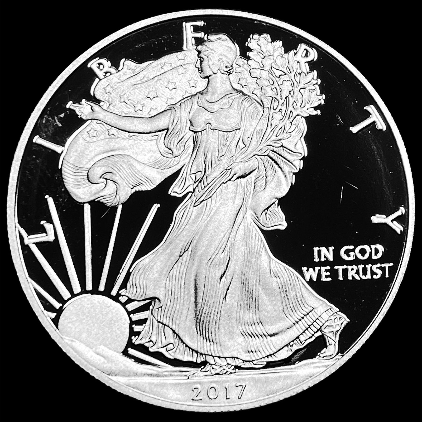 2017-W Silver American Eagle Proof $1 CHOICE PROOF: 2017-W Silver American Eagle Proof $1 CHOICE PROOF