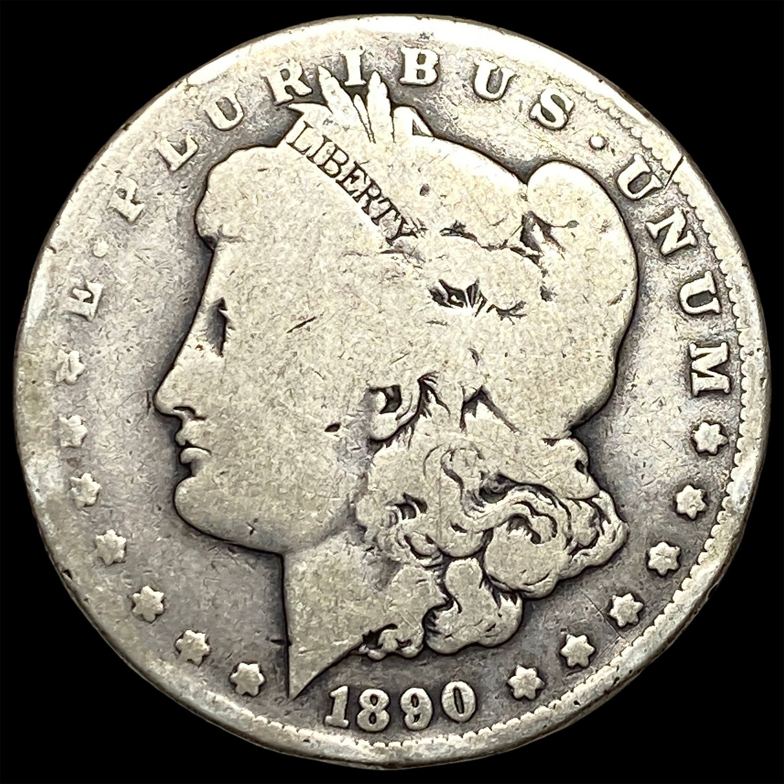 1890-CC Silver Morgan Dollar NICELY CIRCULATED (1 of 2)