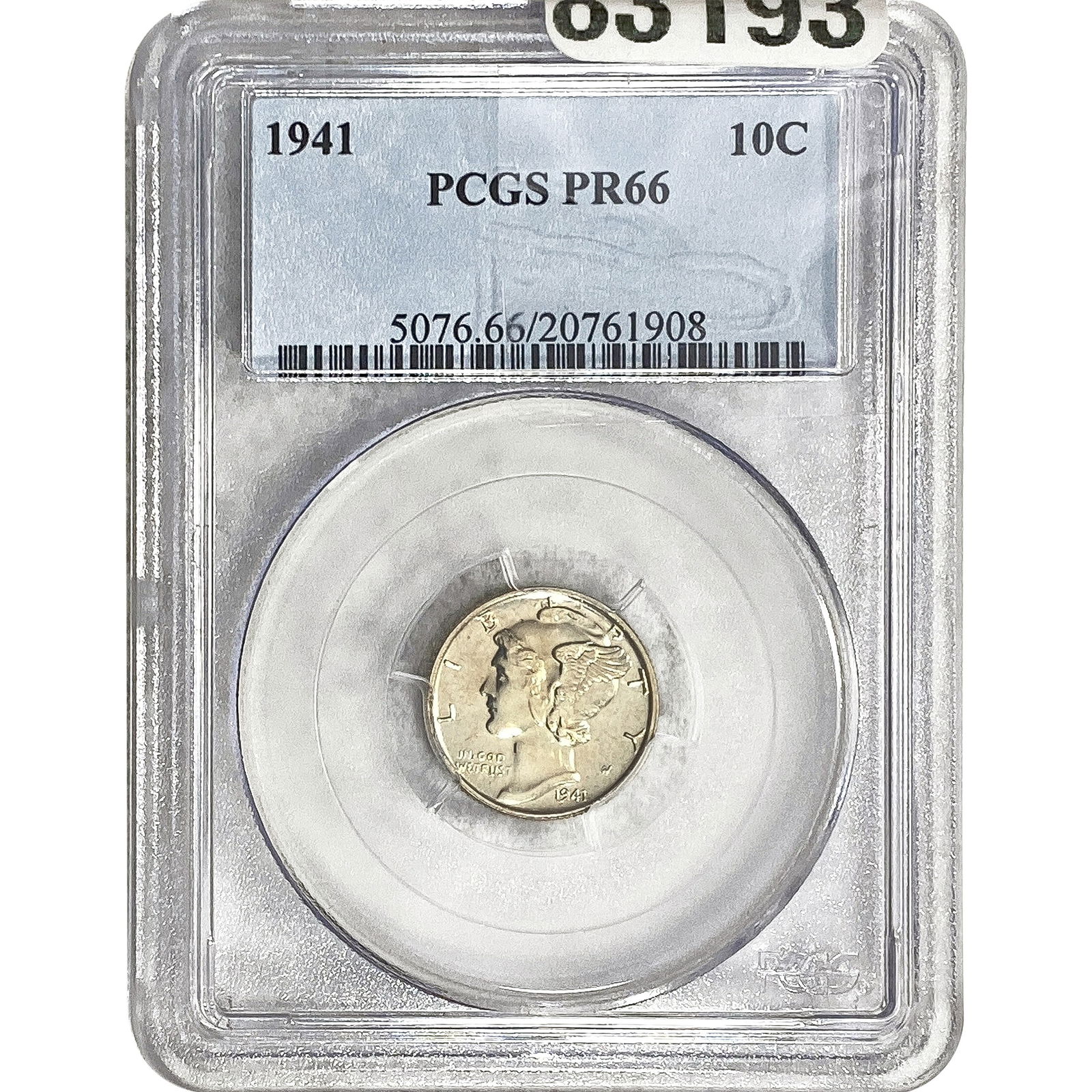 1941 Mercury Silver Dime PCGS PR66 (1 of 2)