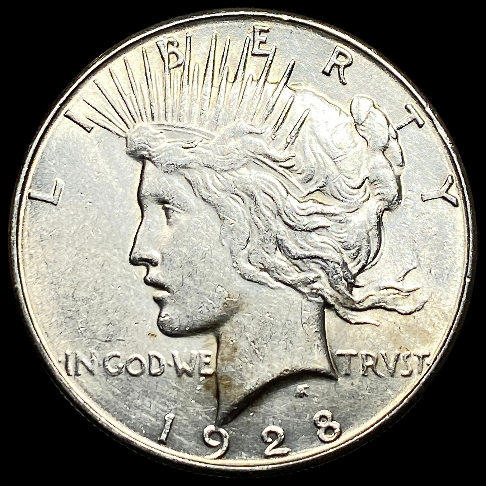 1928 Silver Peace Dollar CLOSELY UNCIRCULATED: 1928 Silver Peace Dollar CLOSELY UNCIRCULATED