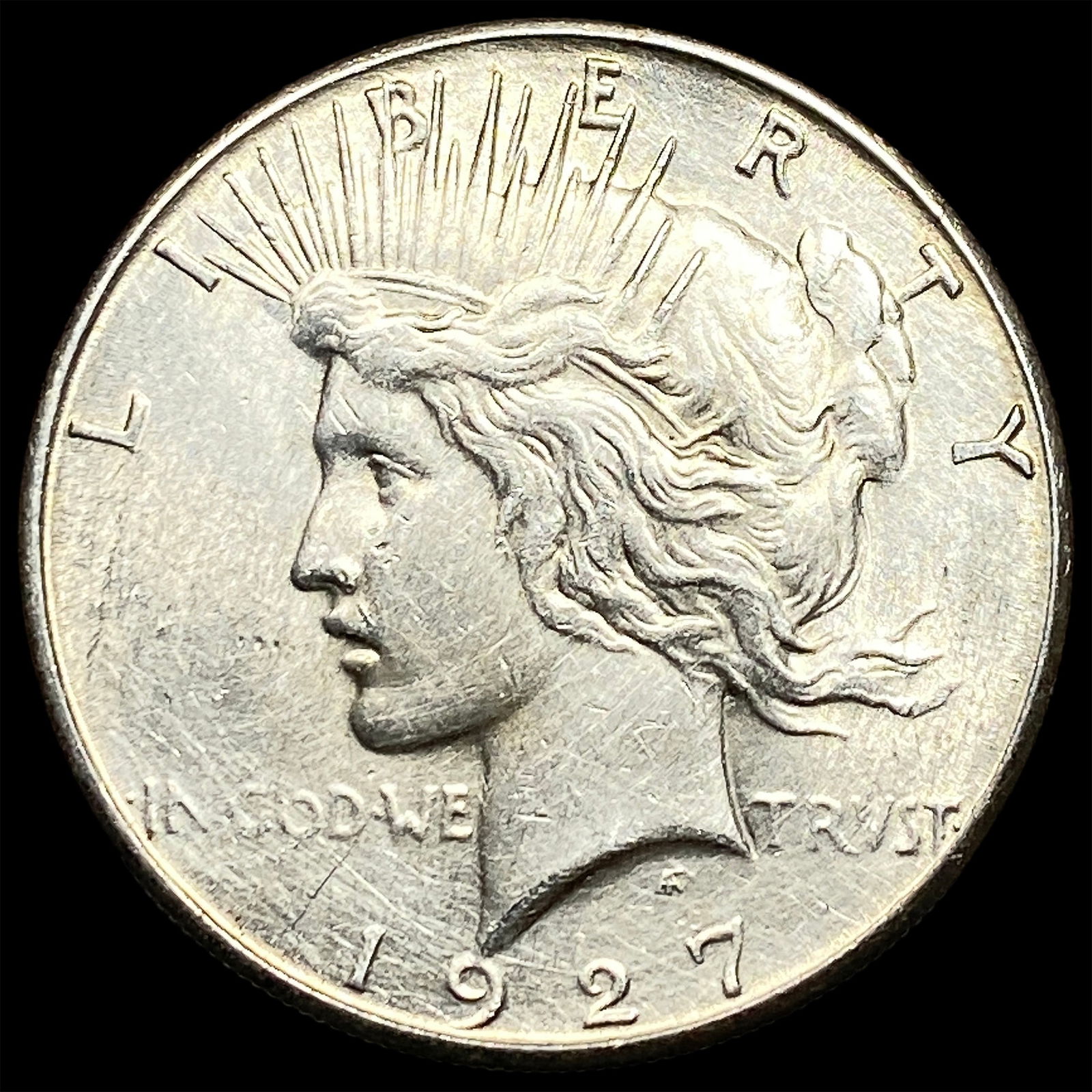 1927 Silver Peace Dollar CLOSELY UNCIRCULATED: 1927 Silver Peace Dollar CLOSELY UNCIRCULATED