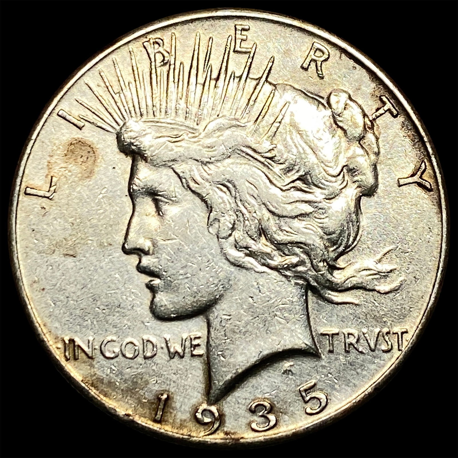 1935 Silver Peace Dollar CLOSELY UNCIRCULATED: 1935 Silver Peace Dollar CLOSELY UNCIRCULATED