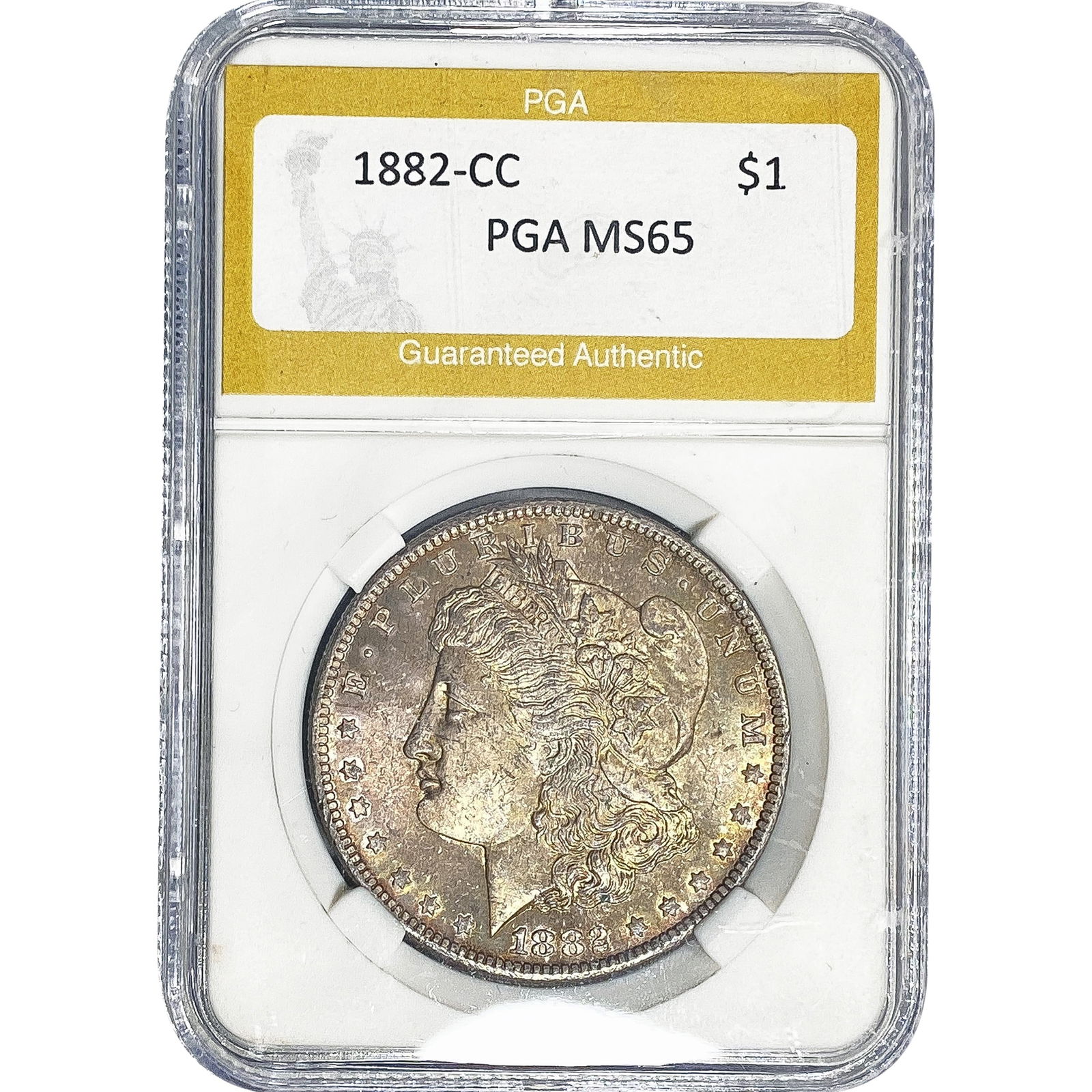 1882-CC Morgan Silver Dollar PGA MS65 (1 of 2)