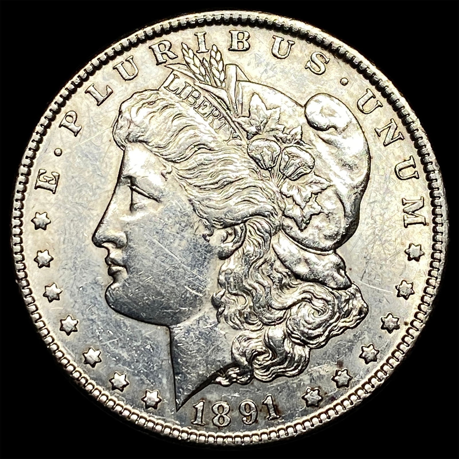 1891-CC Silver Morgan Dollar HIGH GRADE (1 of 2)