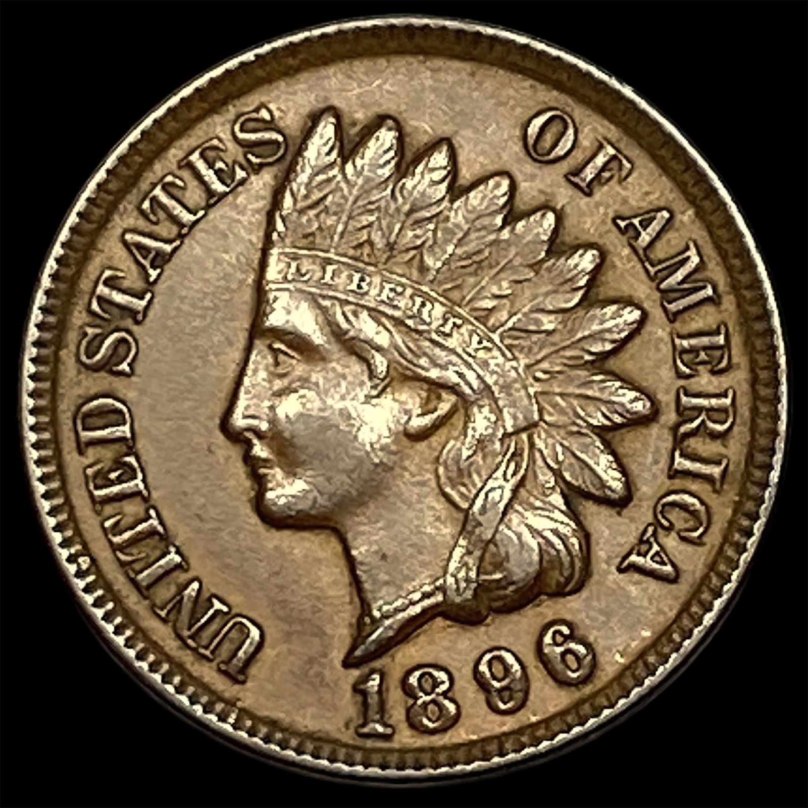 1896 Indian Head Cent CLOSELY UNCIRCULATED (1 of 2)