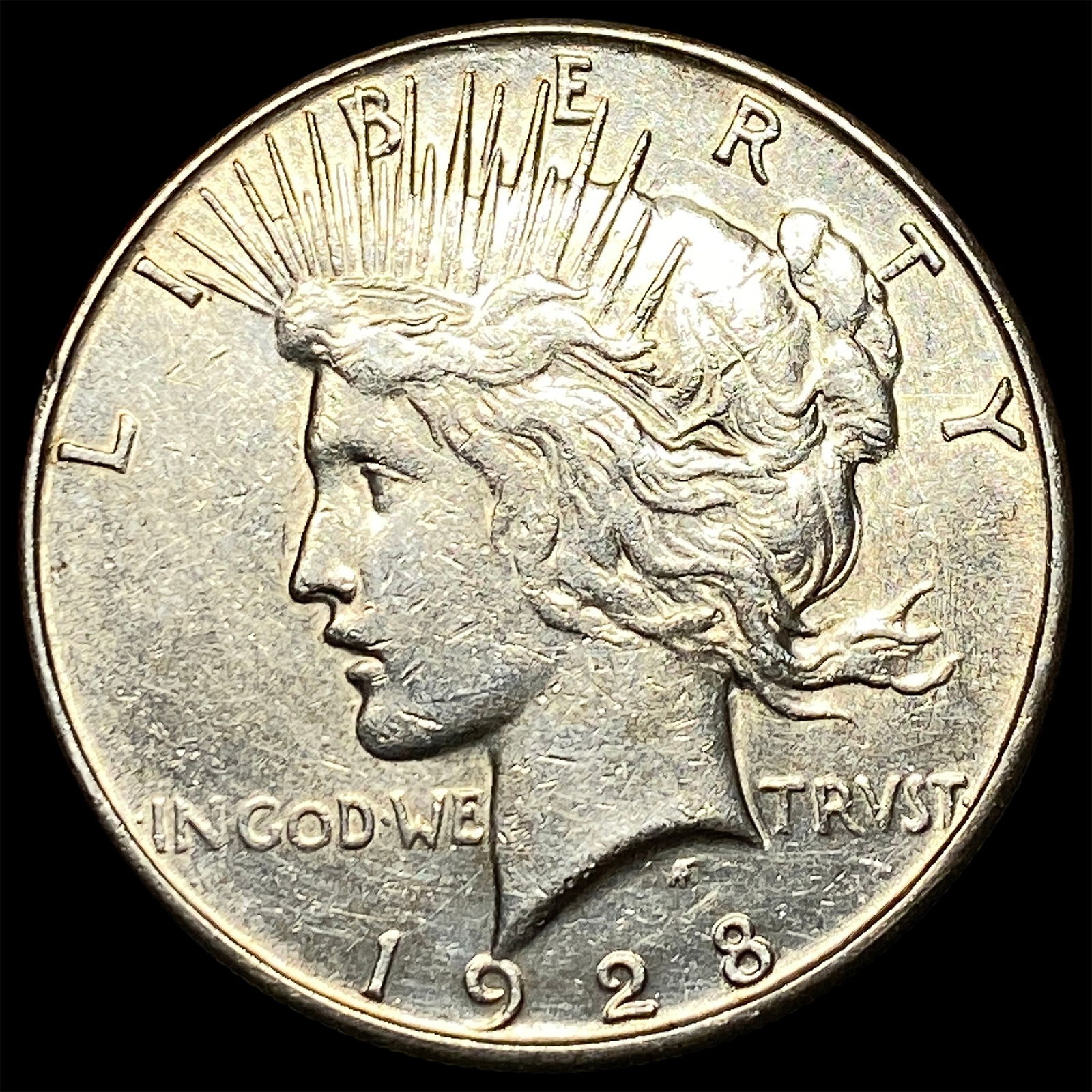 1928 Silver Peace Dollar CLOSELY UNCIRCULATED: 1928 Silver Peace Dollar CLOSELY UNCIRCULATED