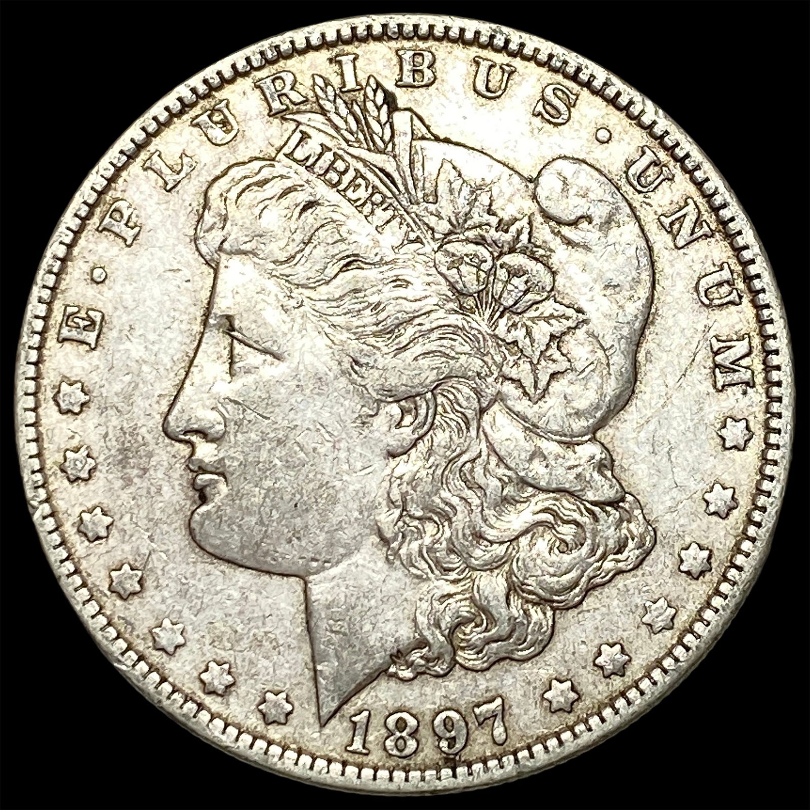 1897-O Silver Morgan Dollar NEARLY UNCIRCULATED: 1897-O Silver Morgan Dollar NEARLY UNCIRCULATED