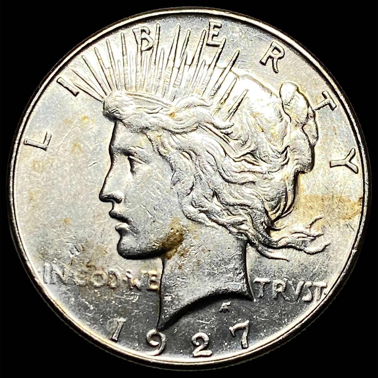 1927-S Silver Peace Dollar CLOSELY UNCIRCULATED (1 of 2)