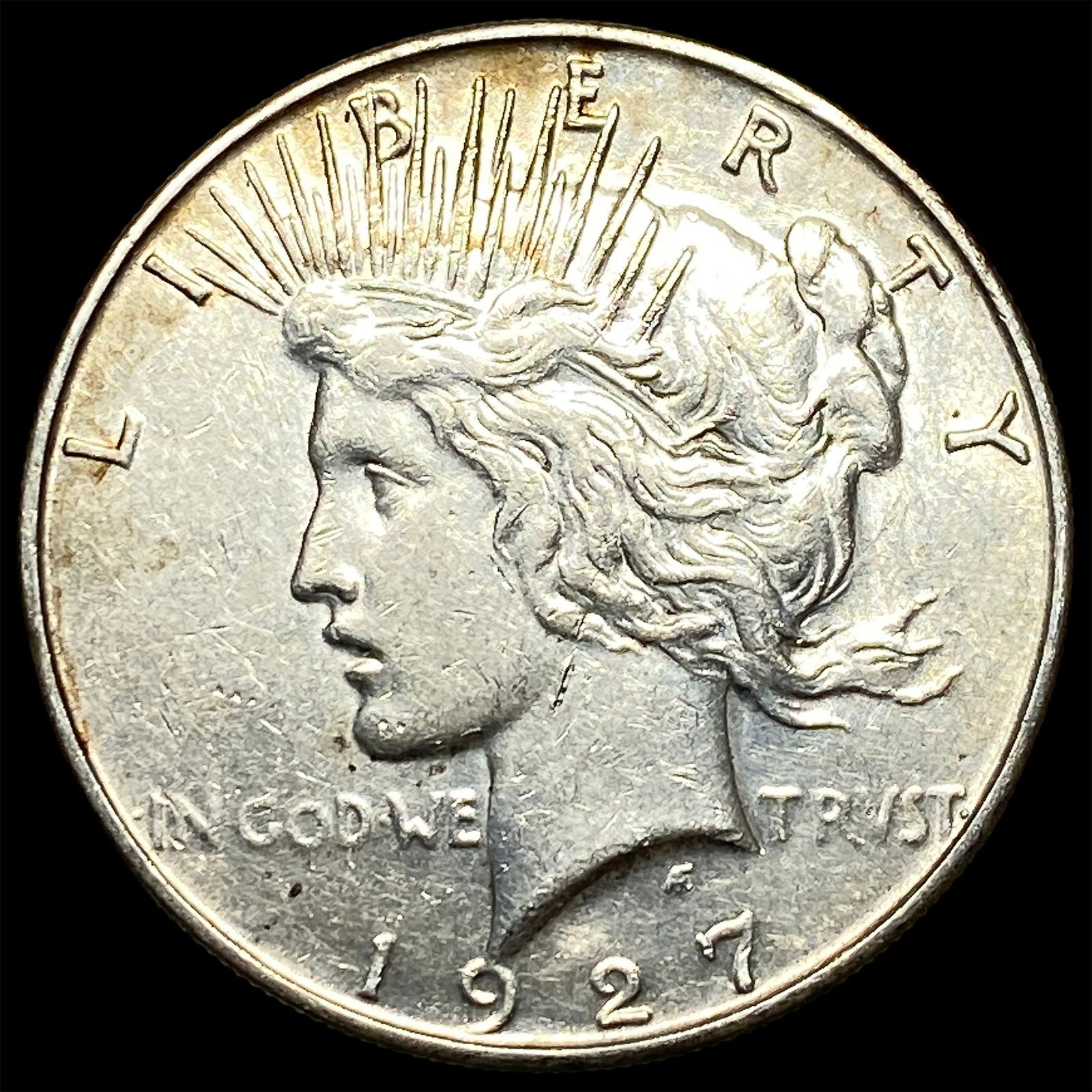 1927-S Silver Peace Dollar CLOSELY UNCIRCULATED (1 of 2)