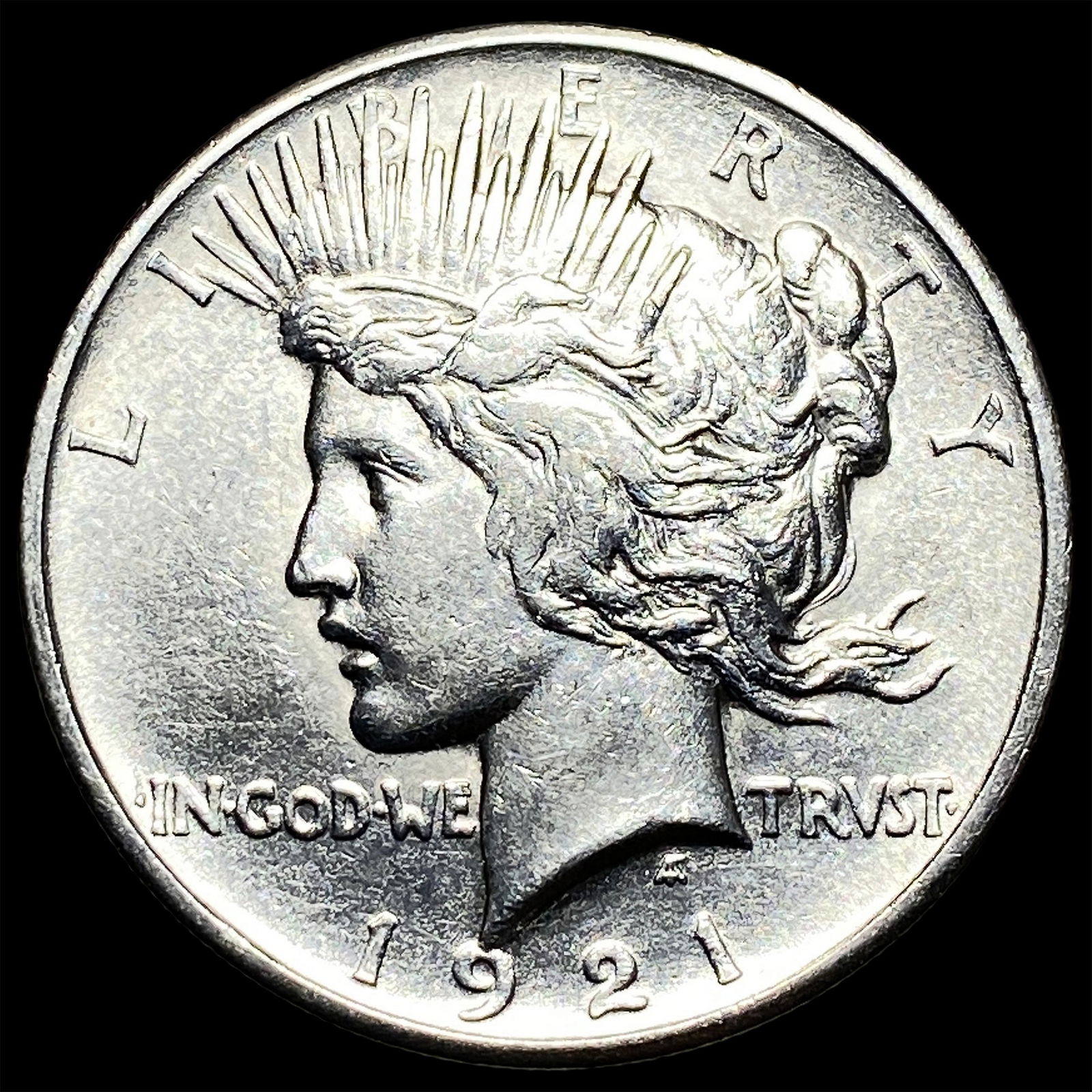 1921 Silver Peace Dollar CLOSELY UNCIRCULATED: 1921 Silver Peace Dollar CLOSELY UNCIRCULATED