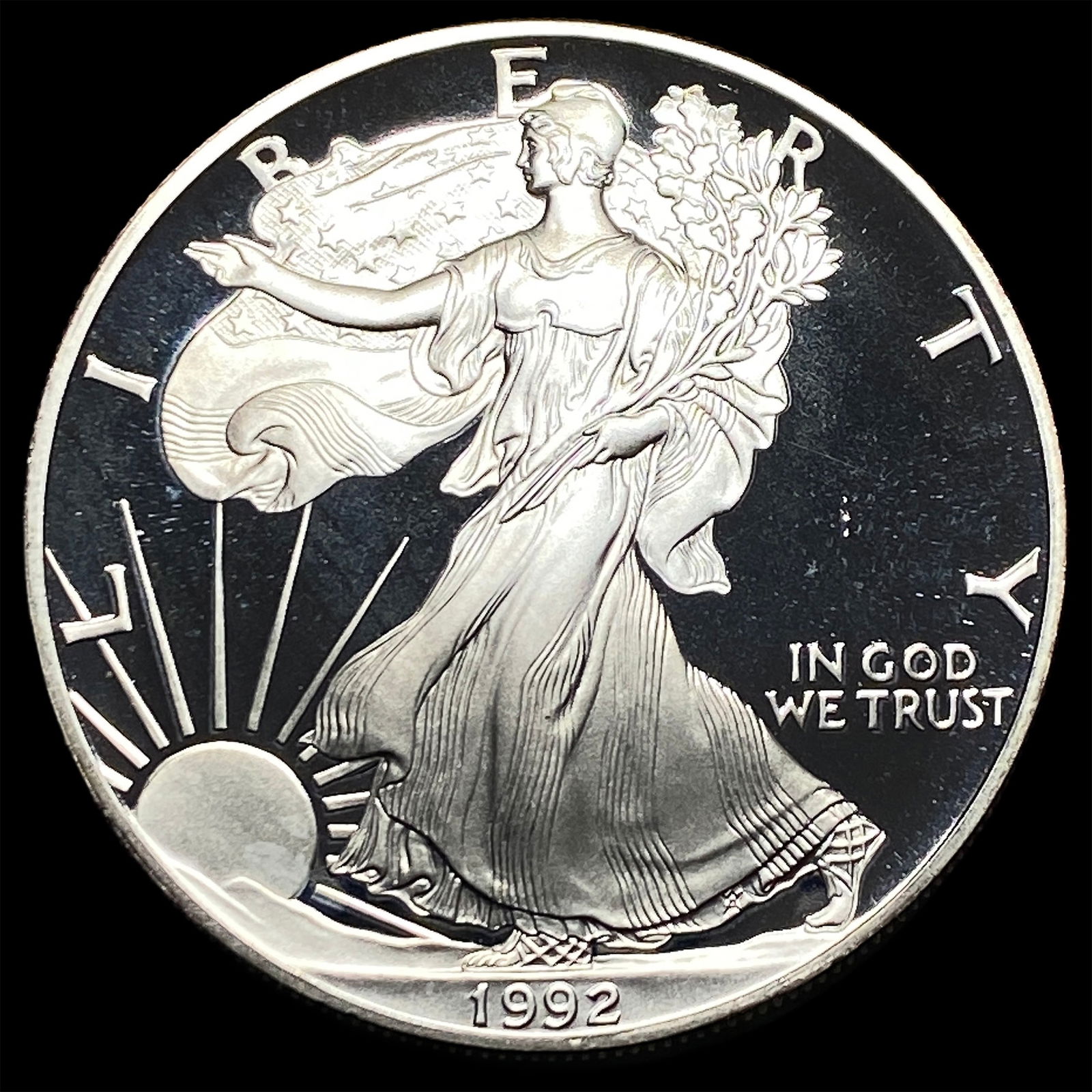 1992-S Silver American Eagle Proof $1 CHOICE PROOF (1 of 2)