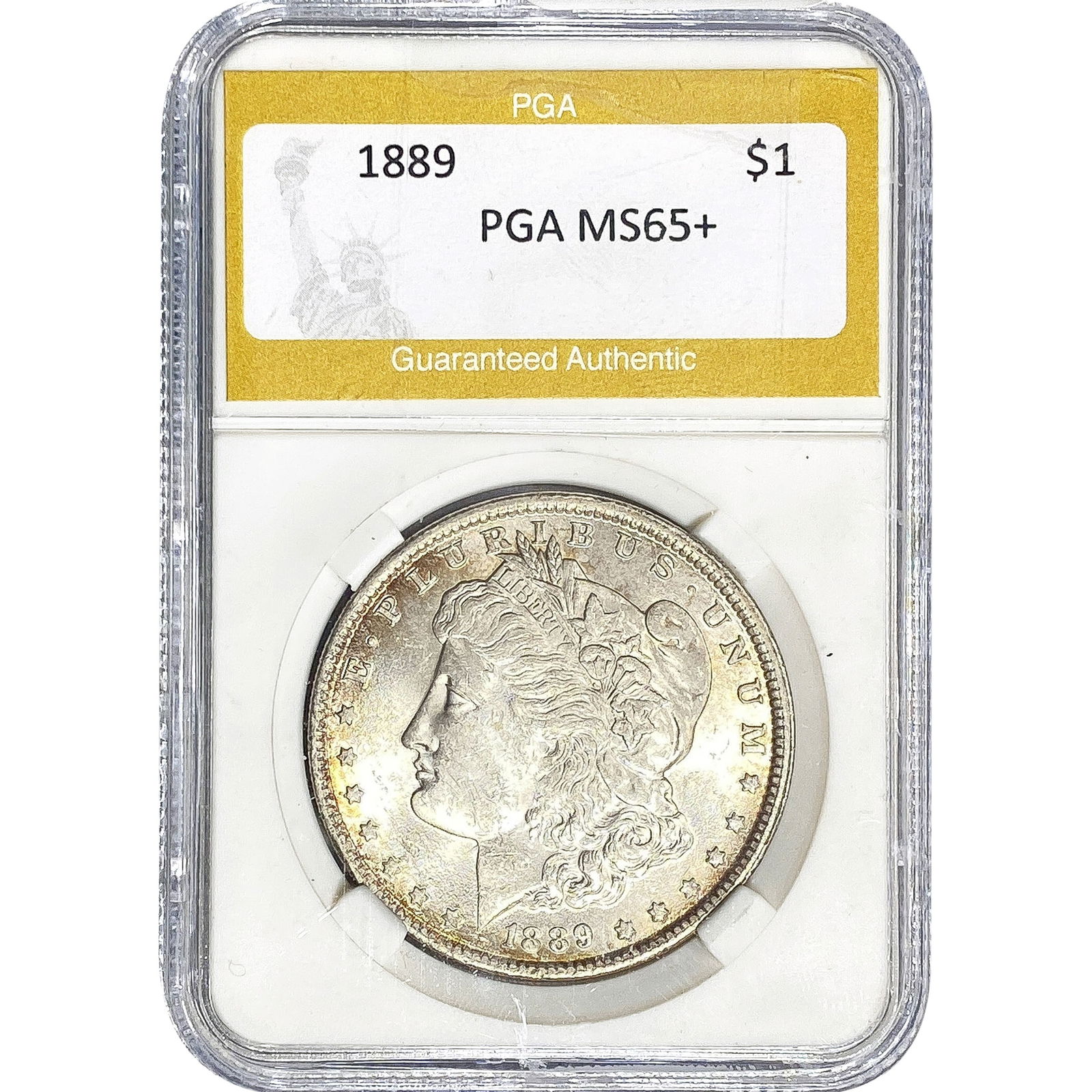 1889 Morgan Silver Dollar PGA MS65+ (1 of 2)