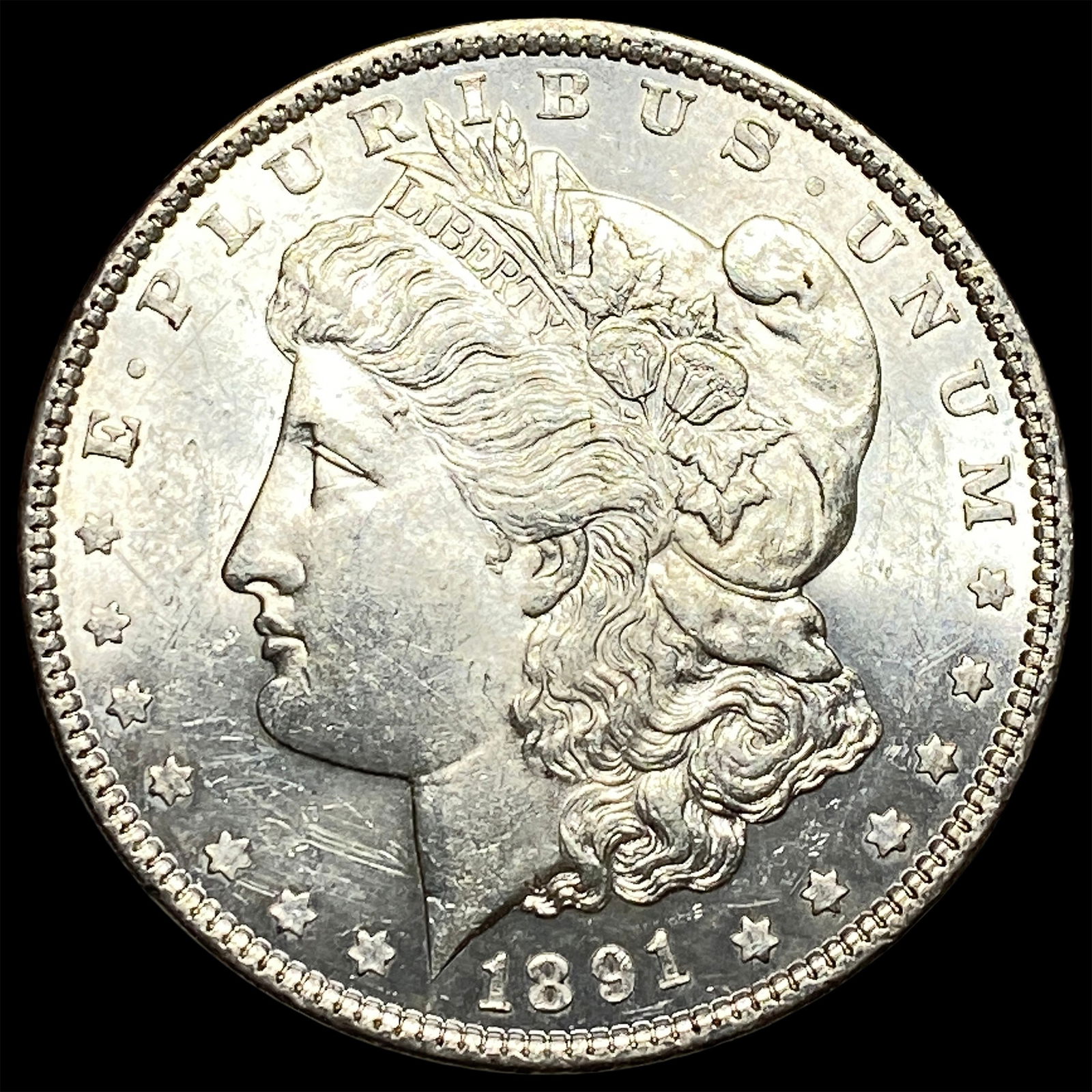 1891 Silver Morgan Dollar UNCIRCULATED: 1891 Silver Morgan Dollar UNCIRCULATED