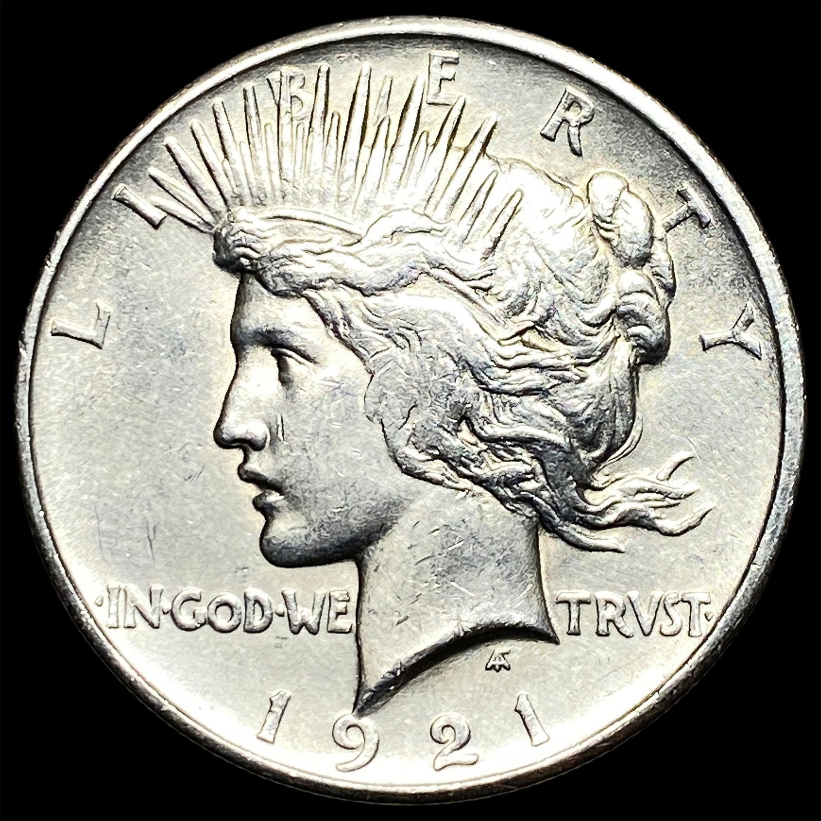 1921 Silver Peace Dollar CLOSELY UNCIRCULATED: 1921 Silver Peace Dollar CLOSELY UNCIRCULATED