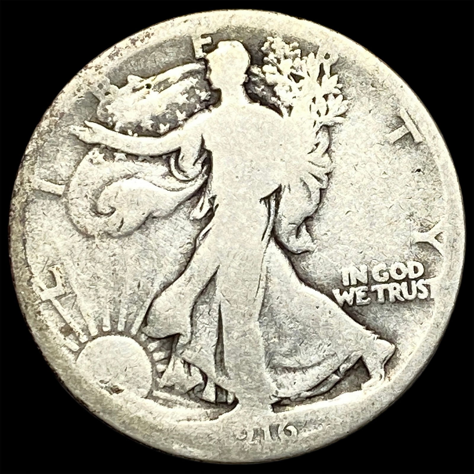 1916 Walking Liberty Half Dollar NICELY CIRCULATED (1 of 2)
