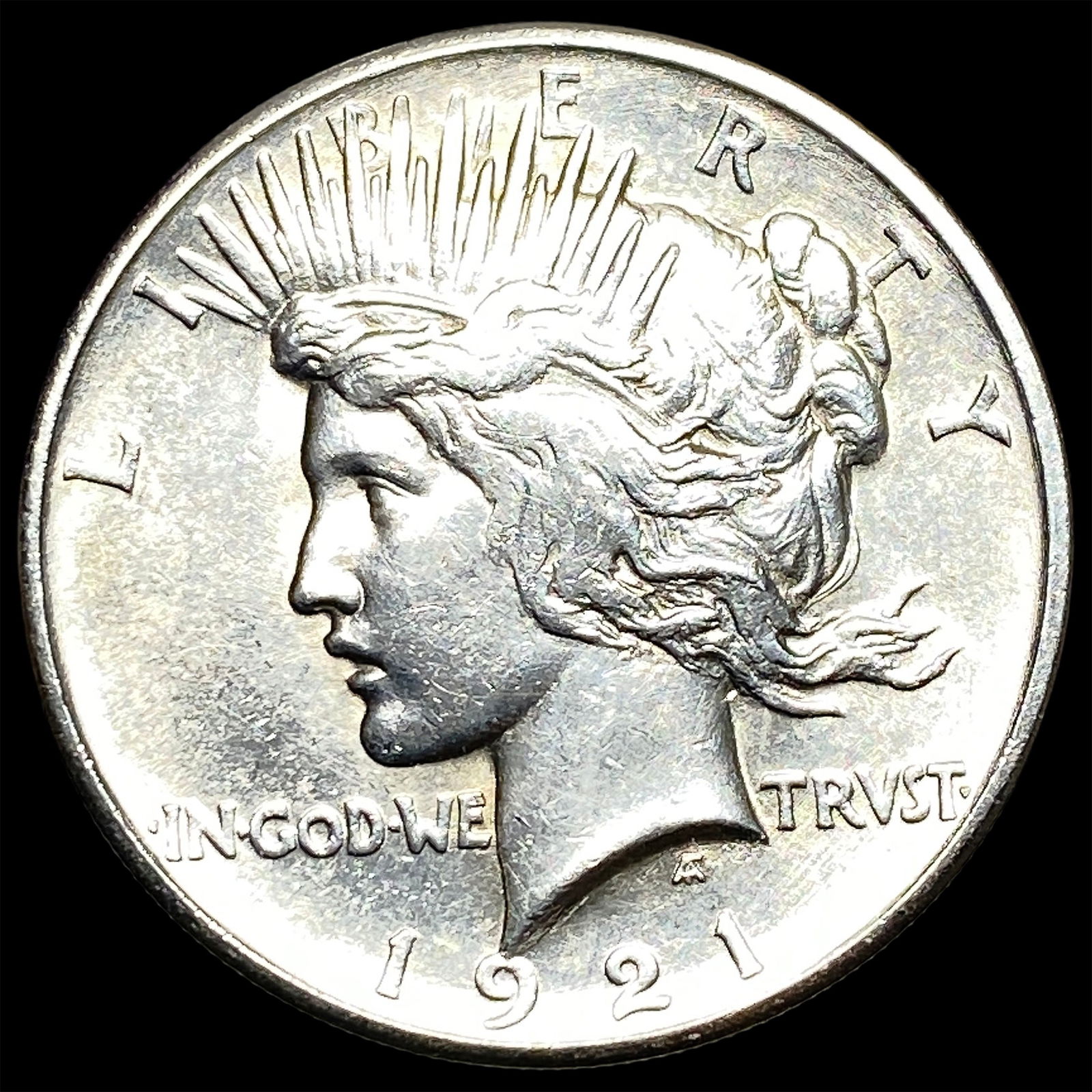 1921 Silver Peace Dollar CLOSELY UNCIRCULATED: 1921 Silver Peace Dollar CLOSELY UNCIRCULATED