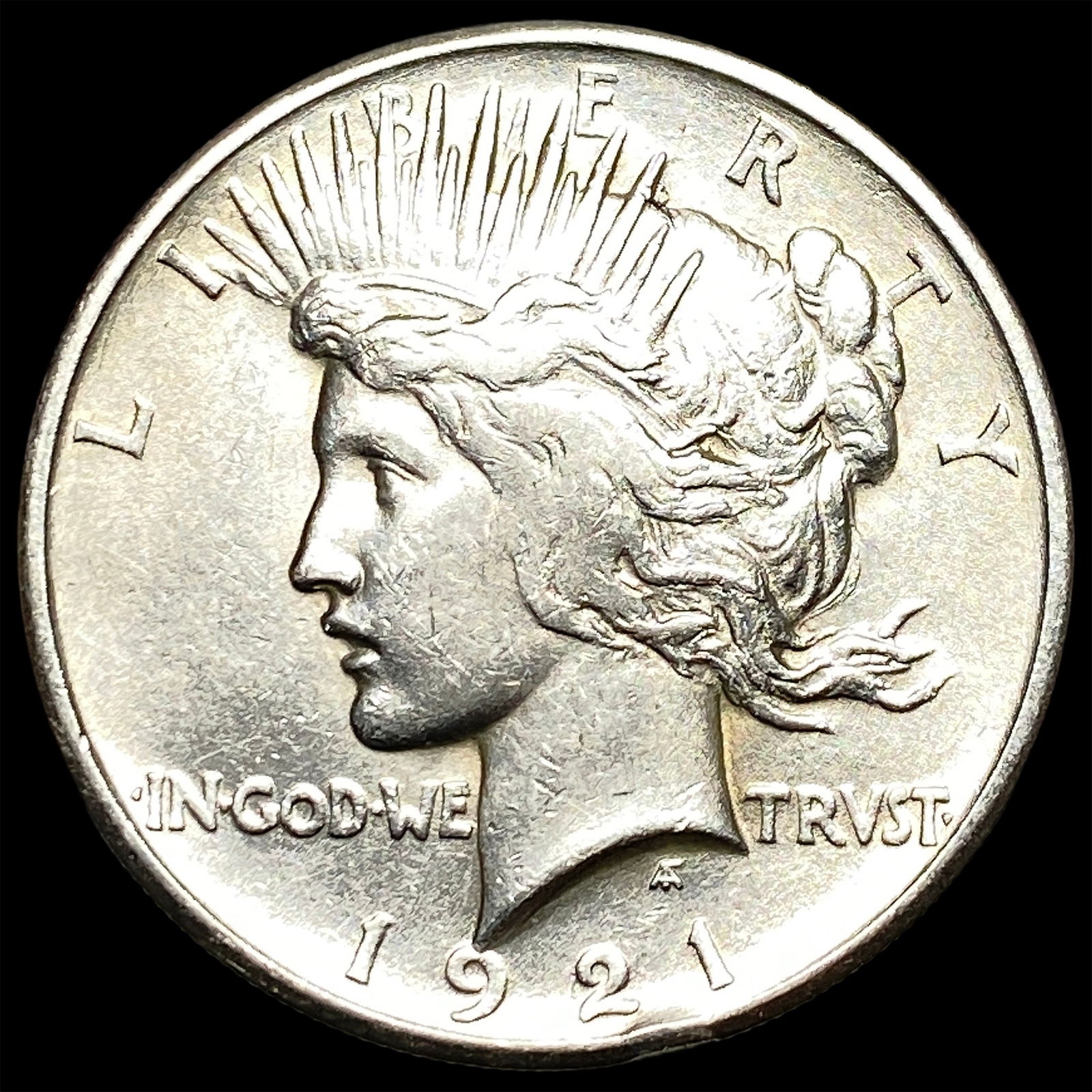 1921 Silver Peace Dollar CLOSELY UNCIRCULATED (1 of 2)