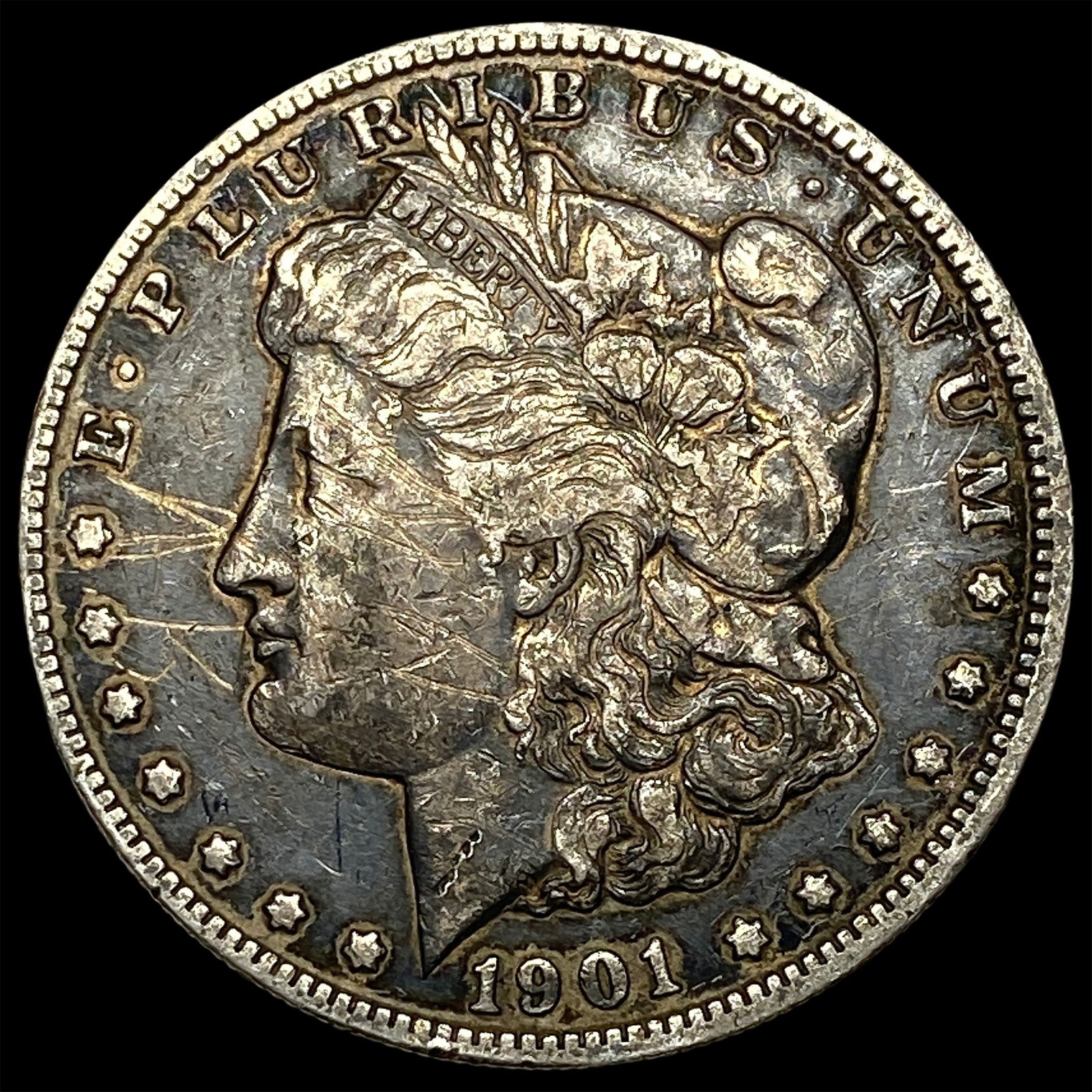 1901-O Silver Morgan Dollar UNCIRCULATED: 1901-O Silver Morgan Dollar UNCIRCULATED