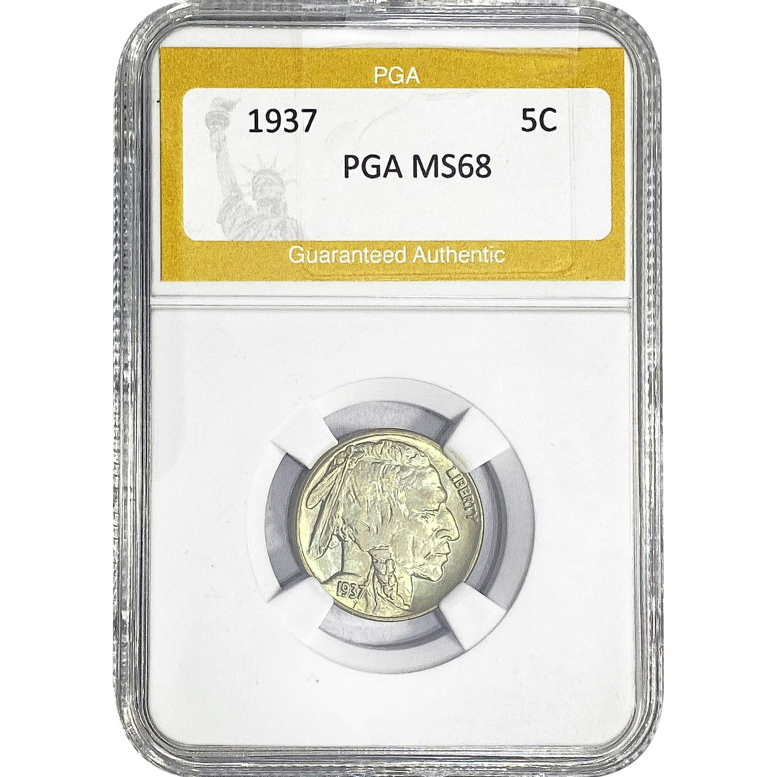 1937 Buffalo Nickel PGA MS68 (1 of 2)