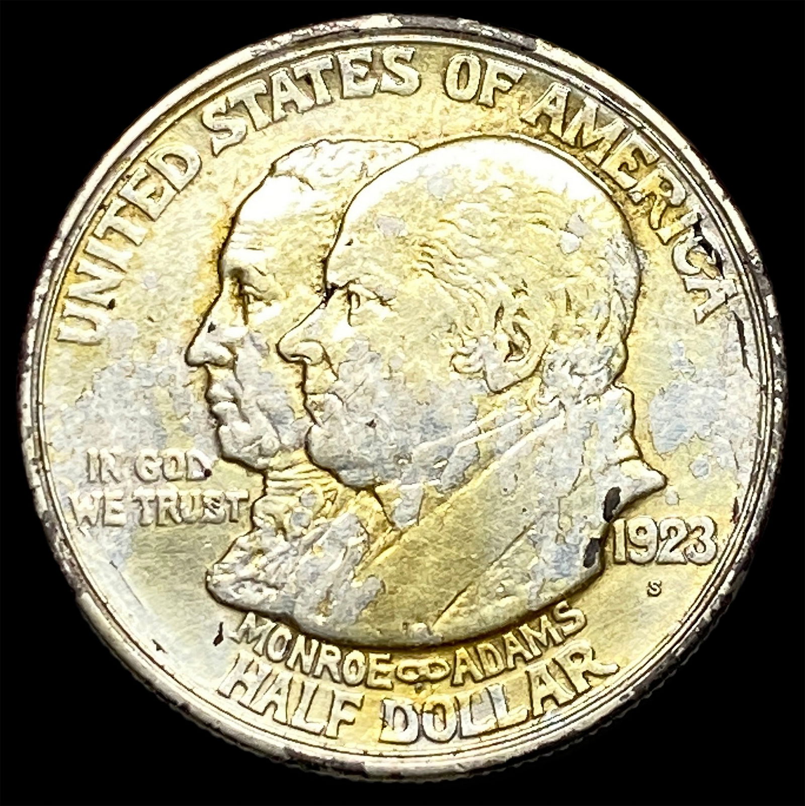 1923-S Silver Monroe Doctrine Centennial Half Dollar CLOSELY UNCIRCULATED (1 of 2)