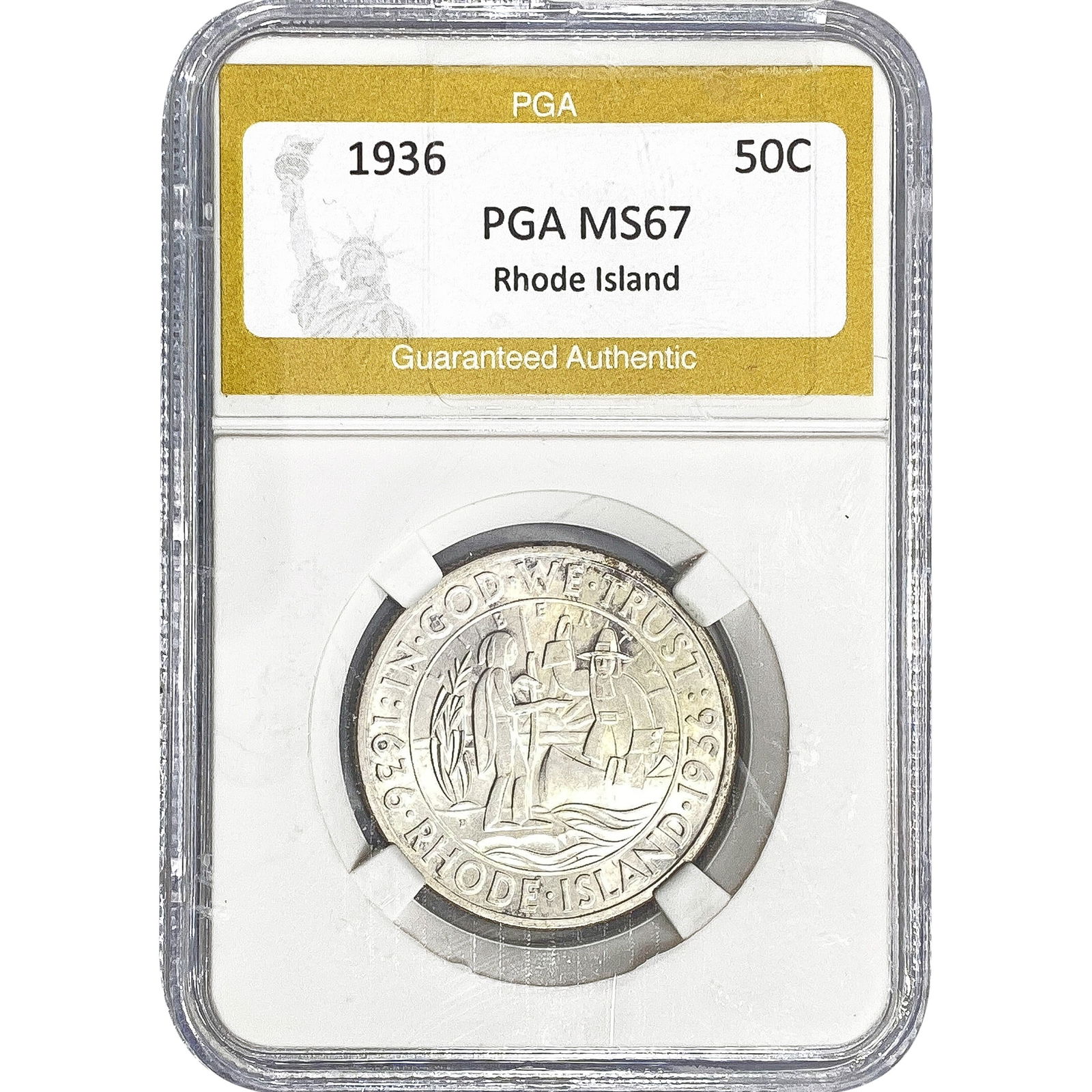 1936 Rhode Island Half Dollar PGA MS67 (1 of 2)