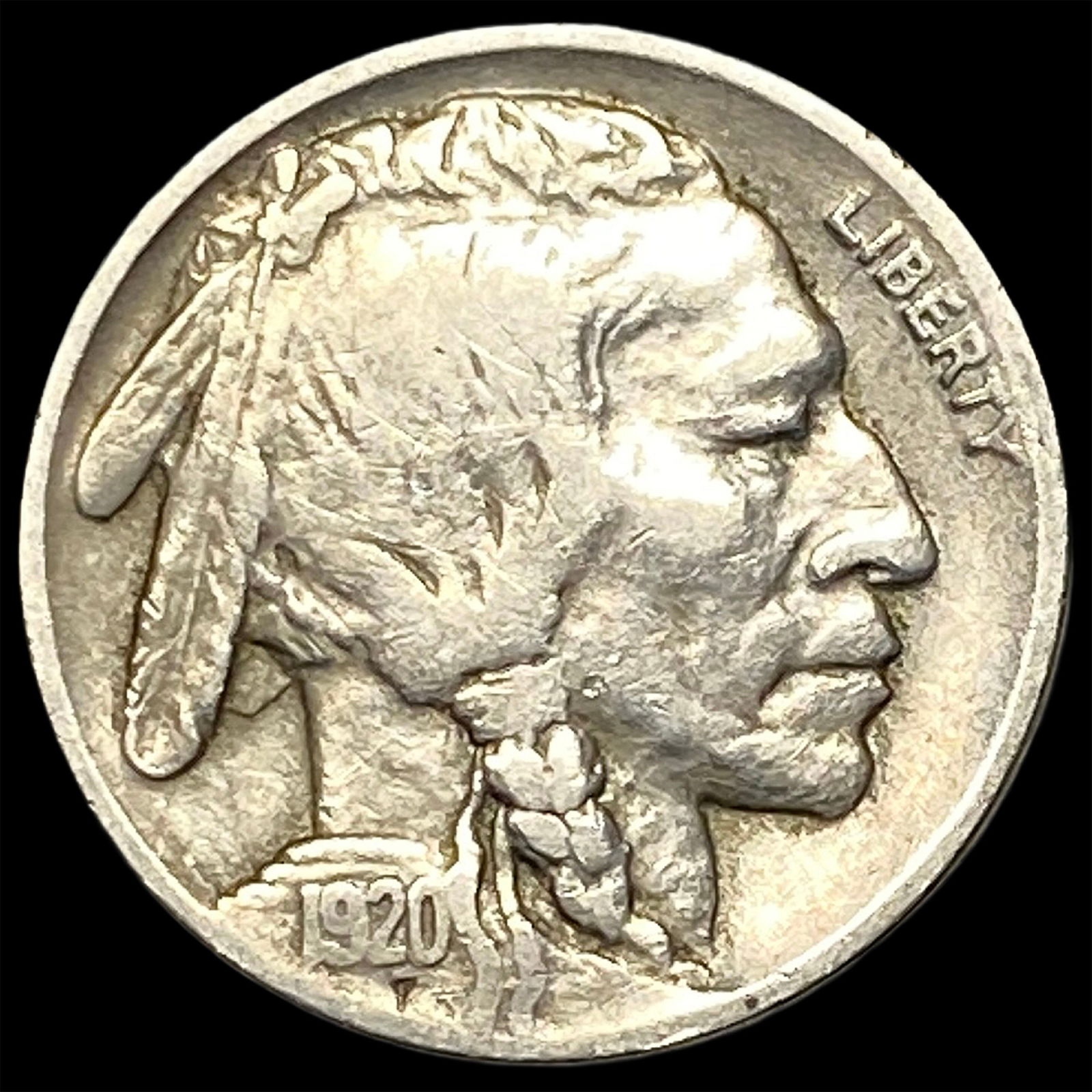 1920-D Buffalo Nickel ABOUT UNCIRCULATED (1 of 2)