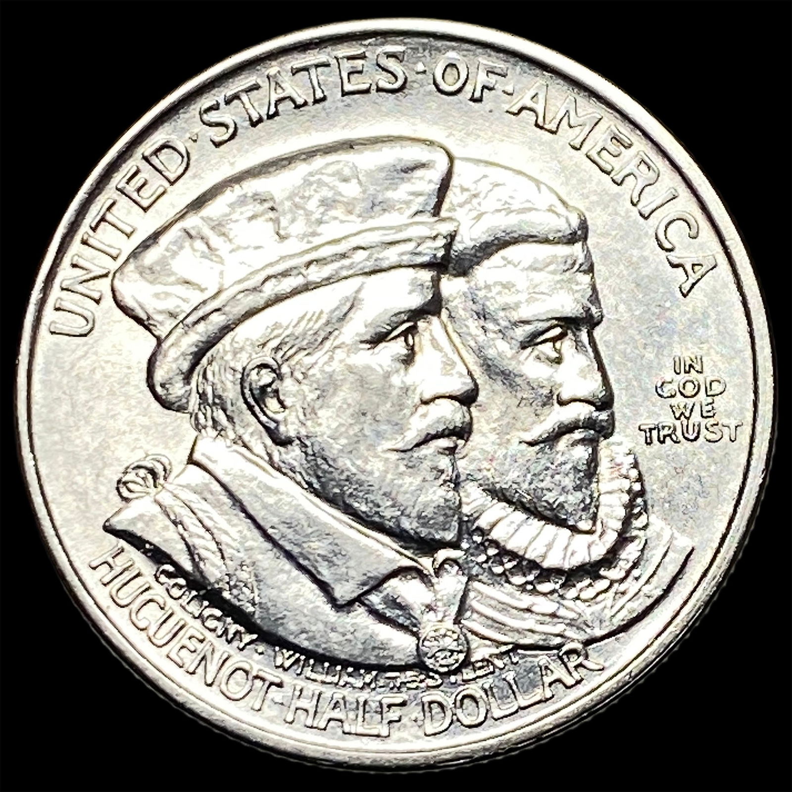 1924 Silver Huguenot-Walloon Half Dollar UNCIRCULATED: 1924 Silver Huguenot-Walloon Half Dollar UNCIRCULATED