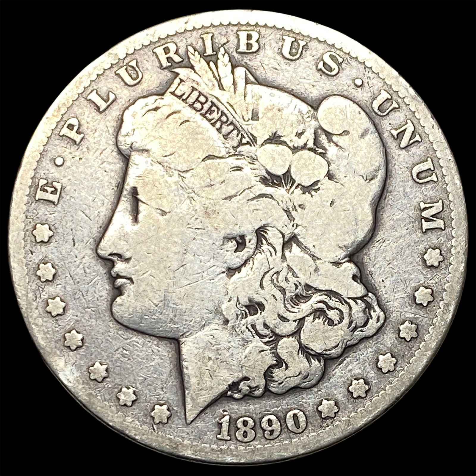 1890-CC Silver Morgan Dollar NICELY CIRCULATED (1 of 2)