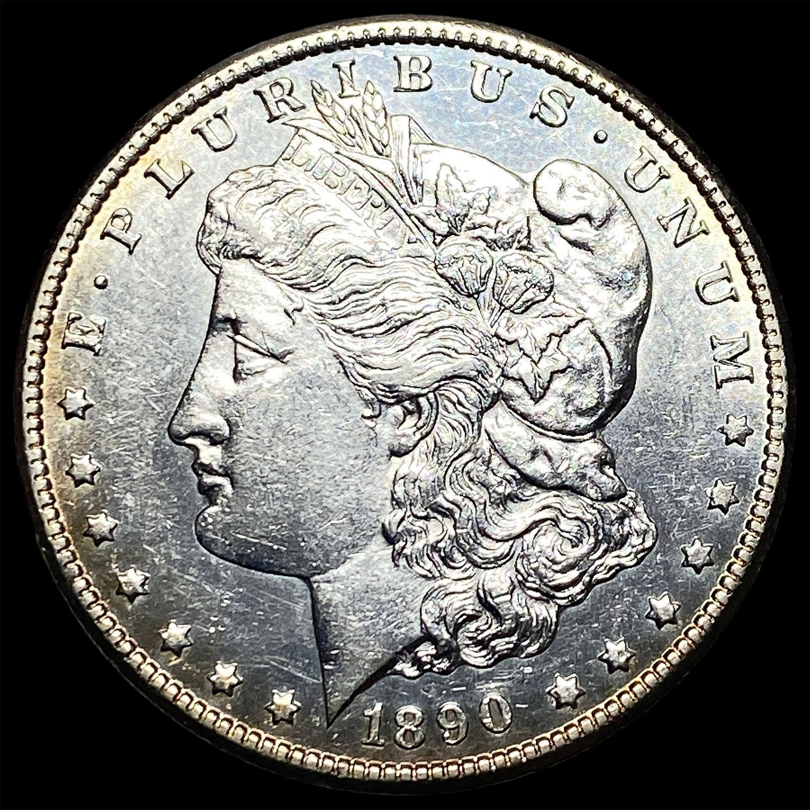 1890-CC Silver Morgan Dollar UNCIRCULATED: 1890-CC Silver Morgan Dollar UNCIRCULATED