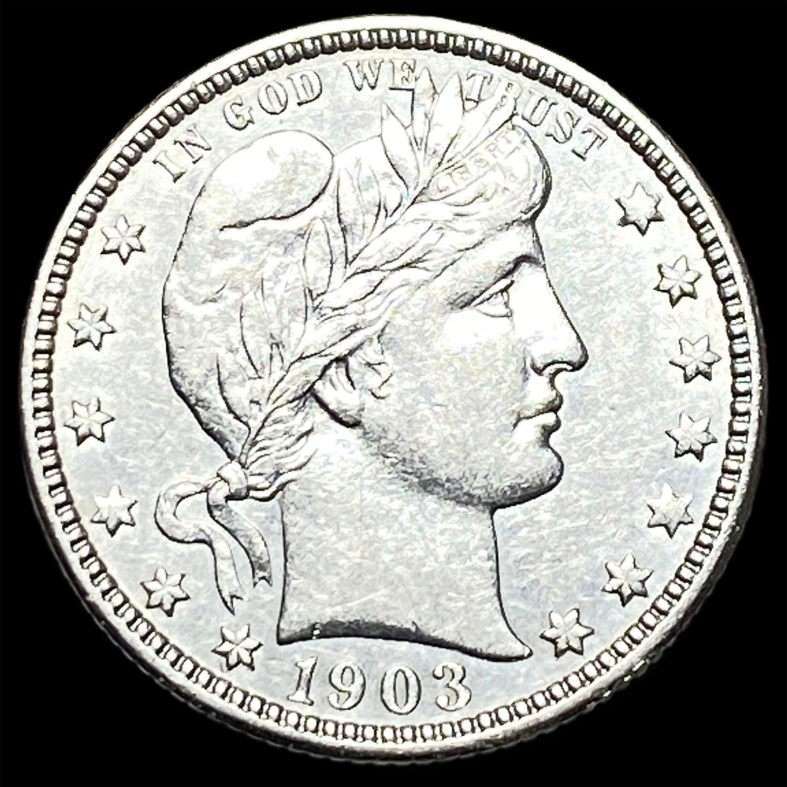1903 Silver Barber Quarter CLOSELY UNCIRCULATED (1 of 2)