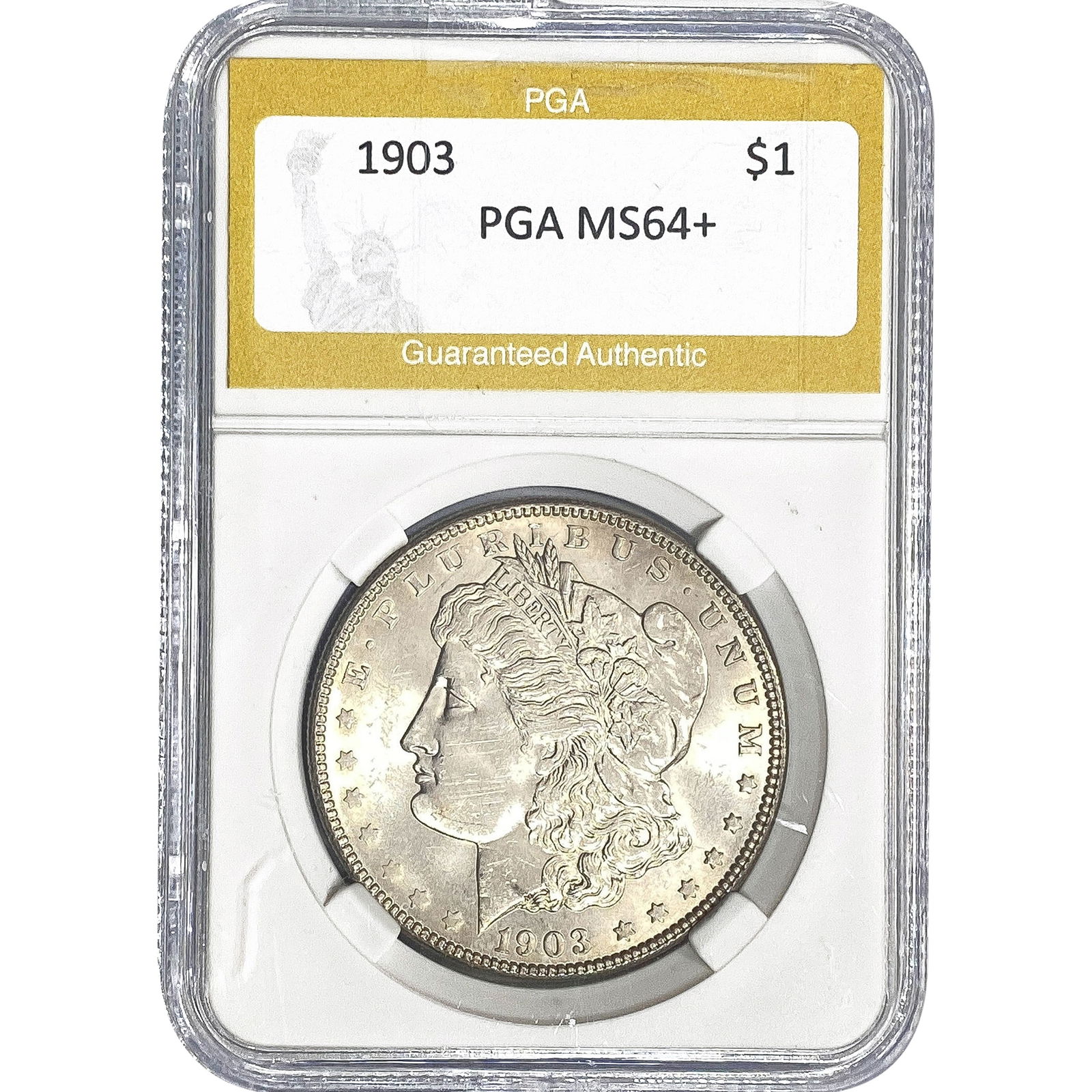 1903 Morgan Silver Dollar PGA MS64+: 1903 Morgan Silver Dollar PGA MS64+