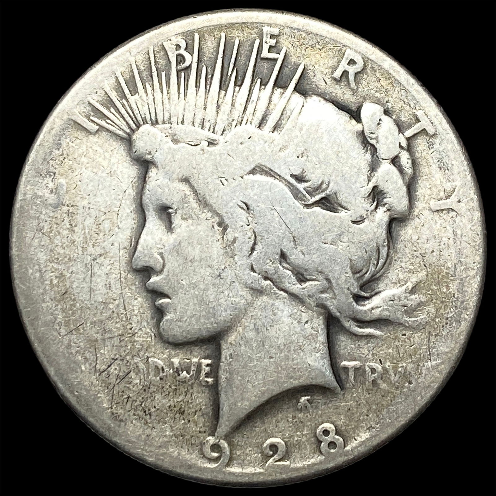 1928 Peace Silver Dollar NICELY CIRCULATED (1 of 2)