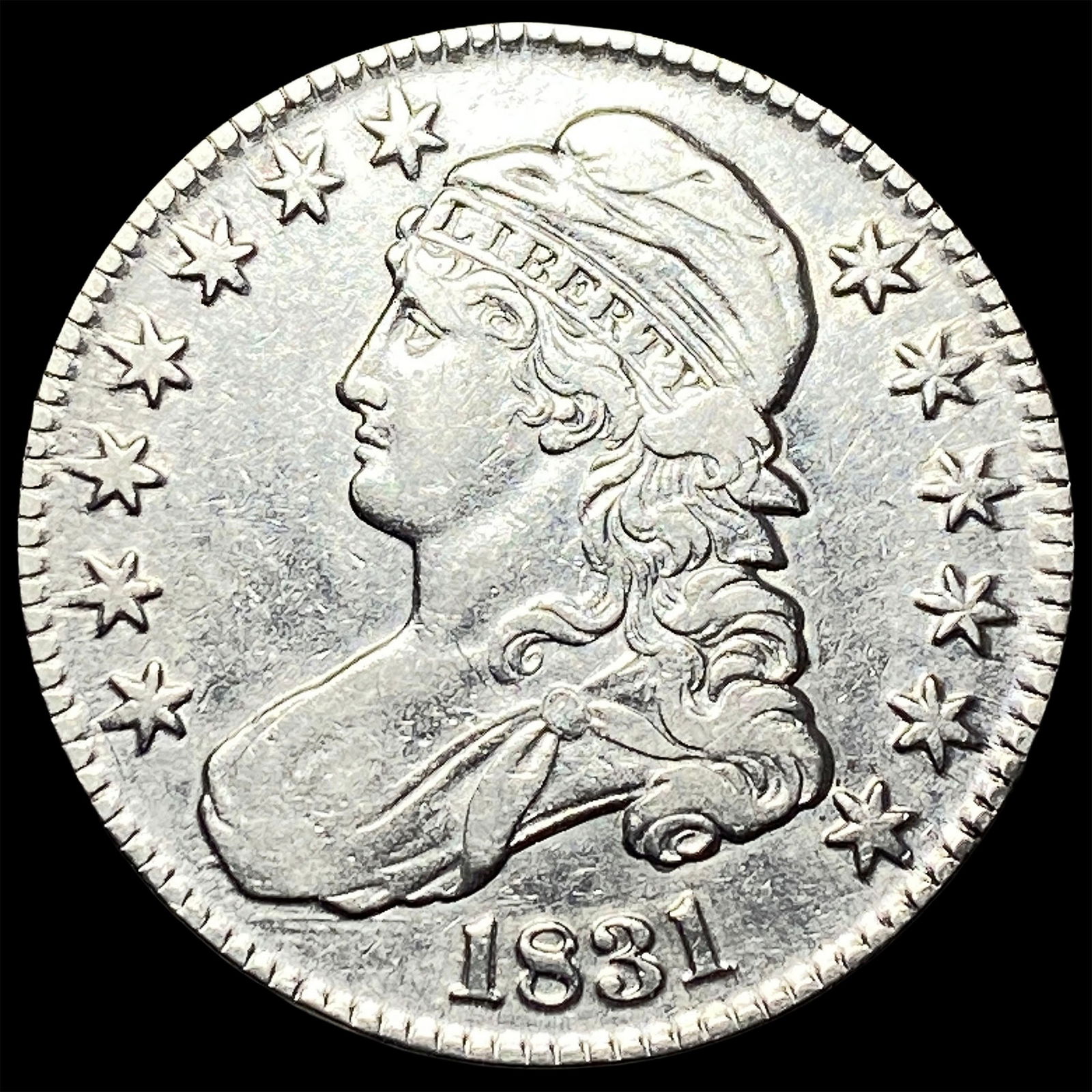1831 Capped Bust Half Dollar NEARLY UNCIRCULATED (1 of 2)