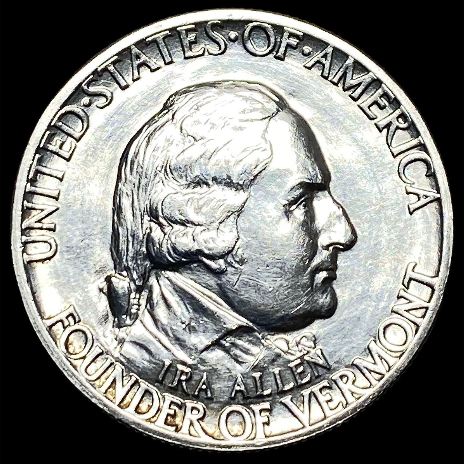 1927 Silver Battle of Bennington Half Dollar UNCIRCULATED: 1927 Silver Battle of Bennington Half Dollar UNCIRCULATED