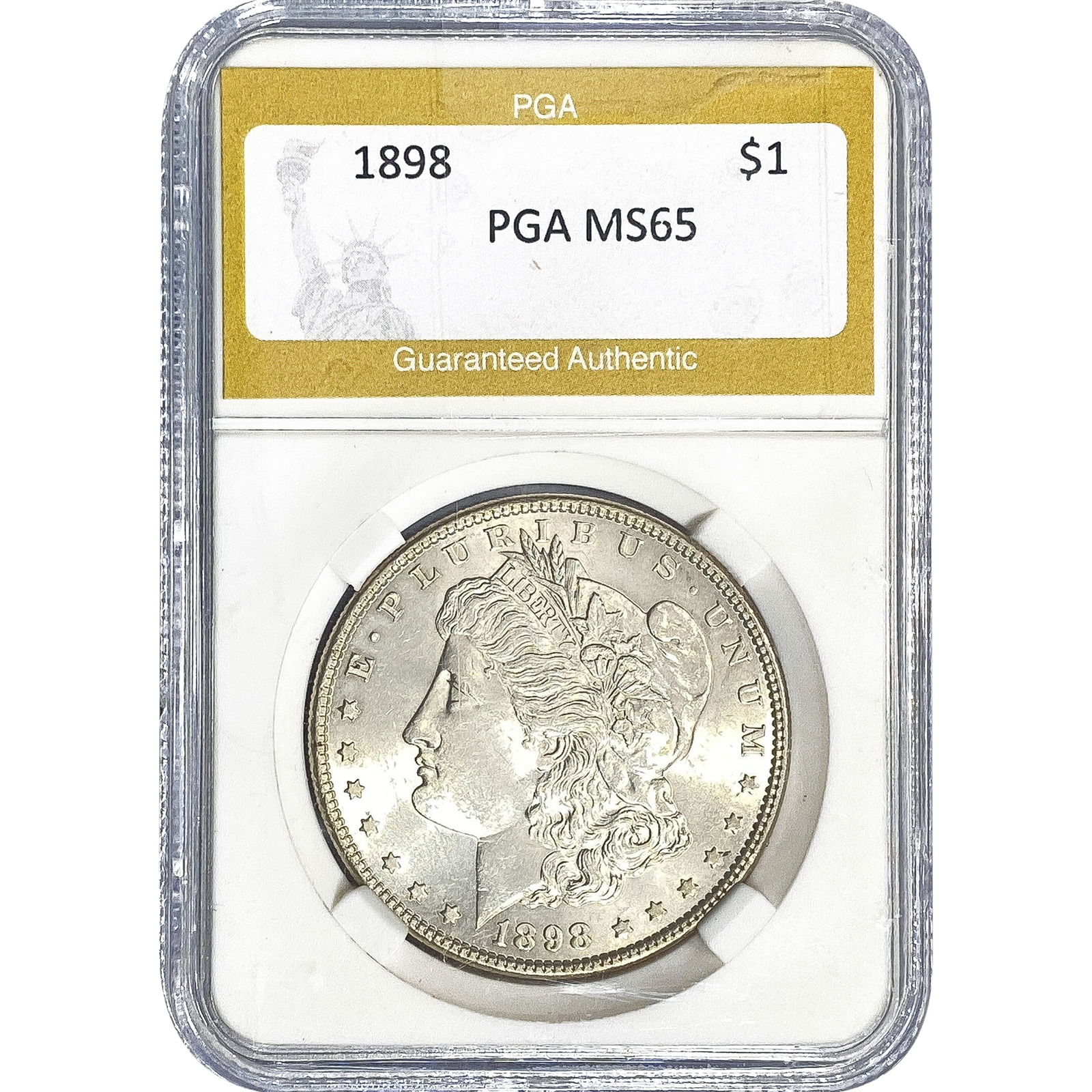 1898 Morgan Silver Dollar PGA MS65 (1 of 2)