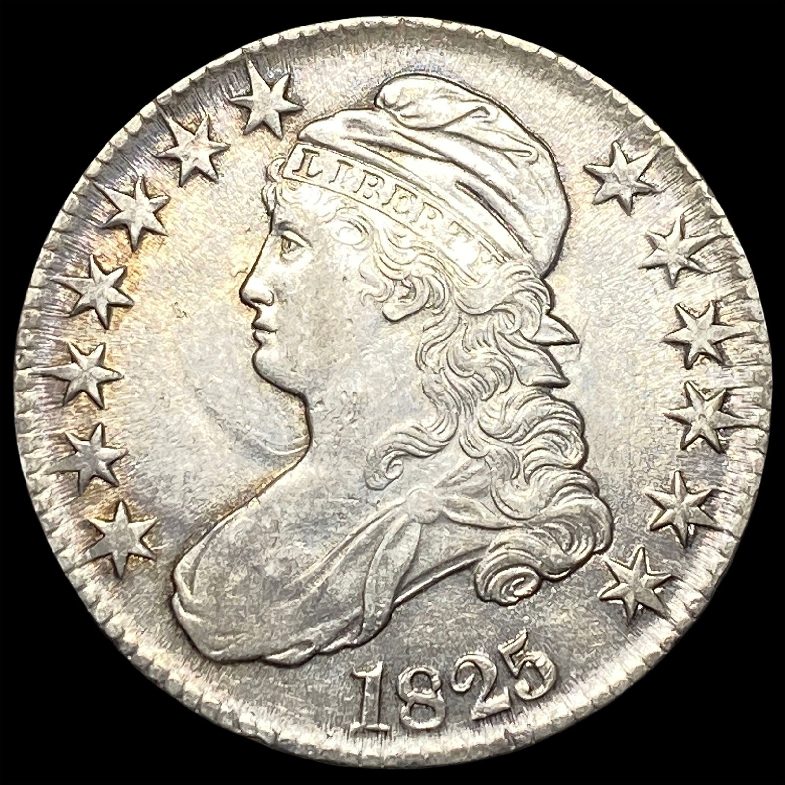 1825 Capped Bust Half Dollar CLOSELY UNCIRCULATED (1 of 2)