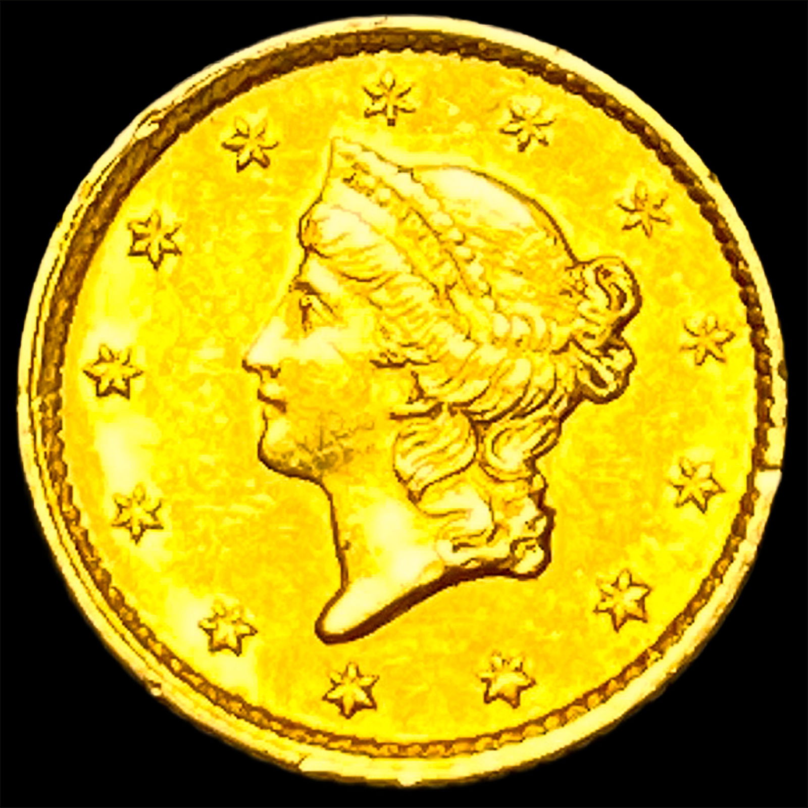 1854 Gold $1 Type 1 CLOSELY UNCIRCULATED (1 of 2)